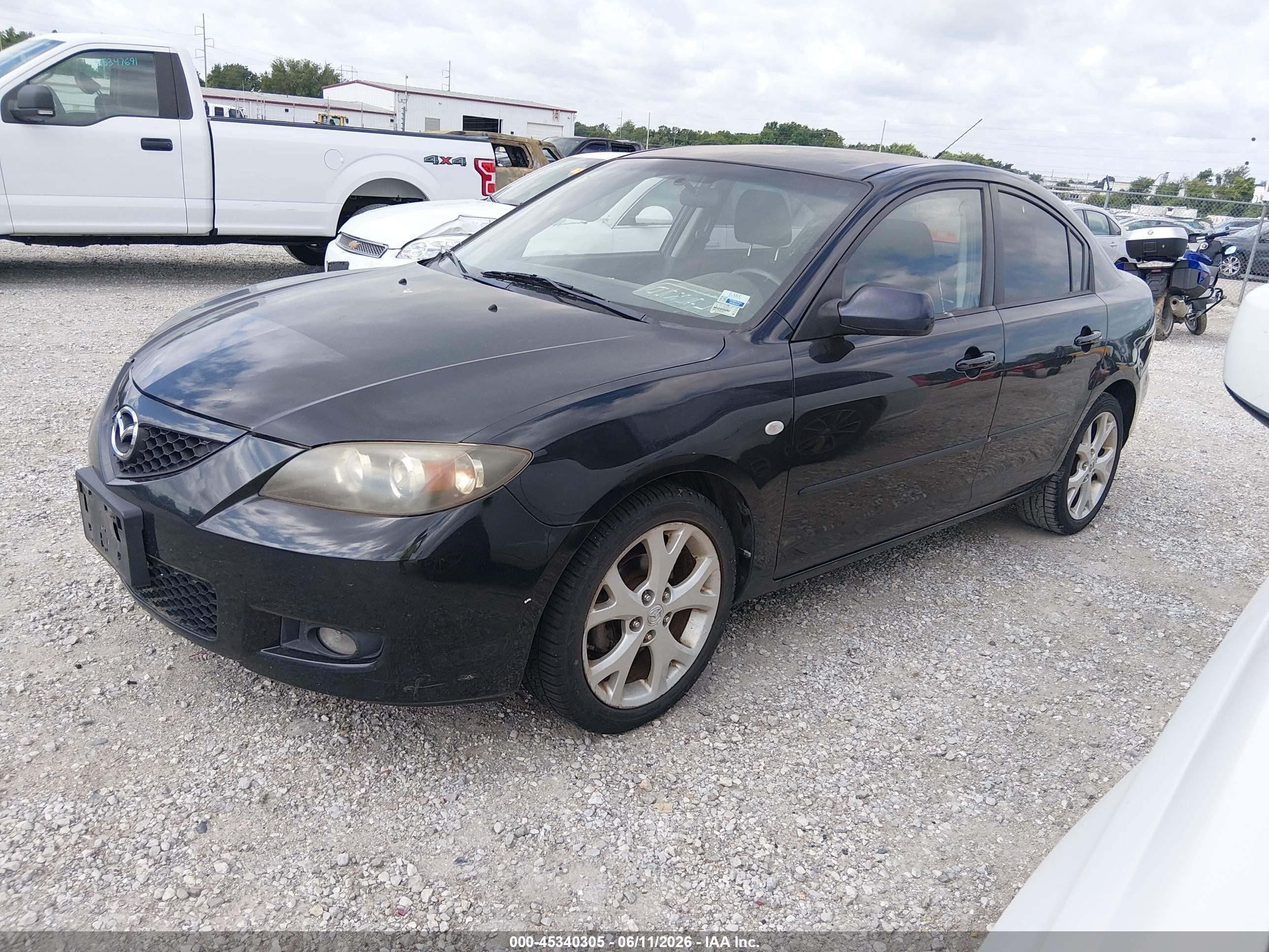 2008 Mazda Mazda3 I Touring Value Blue vin: JM1BK32F481150088