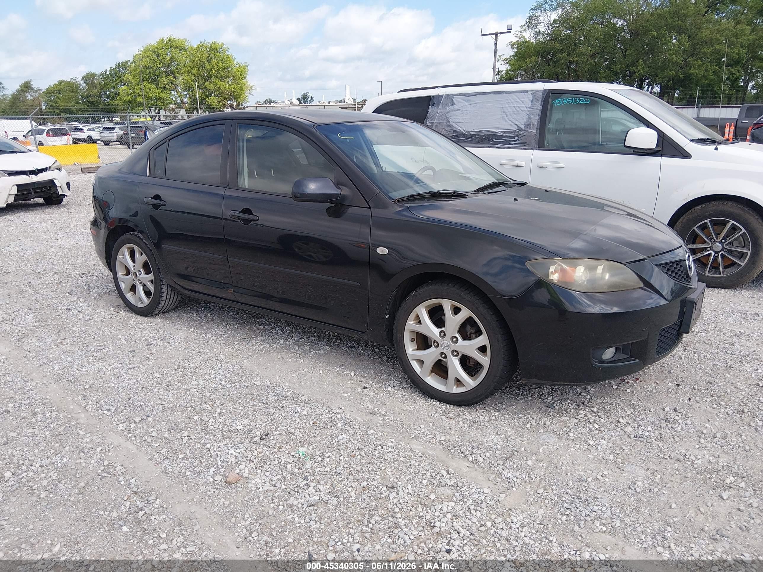 2008 Mazda Mazda3 I Touring Value Blue vin: JM1BK32F481150088