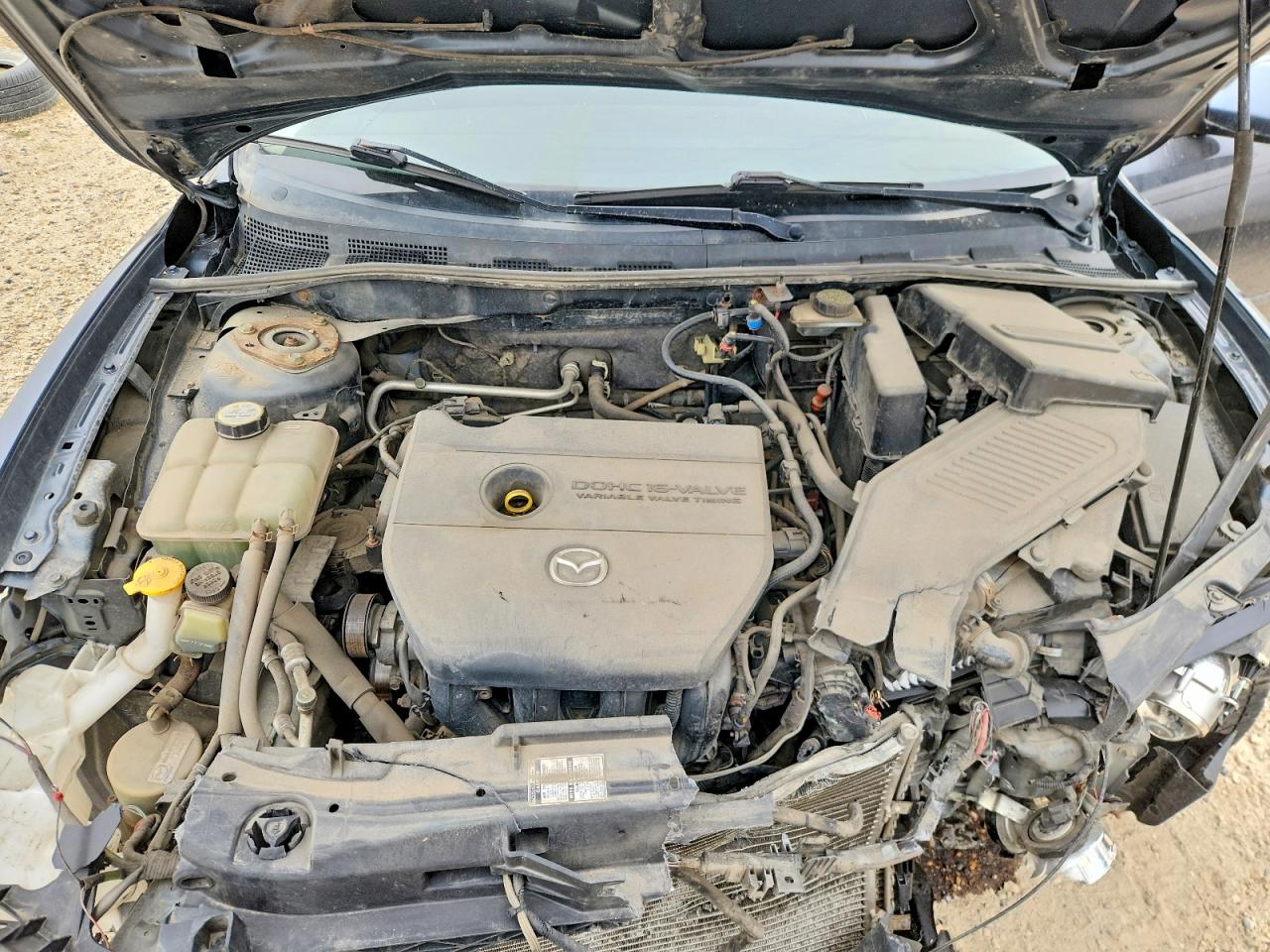 2008 Mazda 3 I Серый vin: JM1BK32F481172477