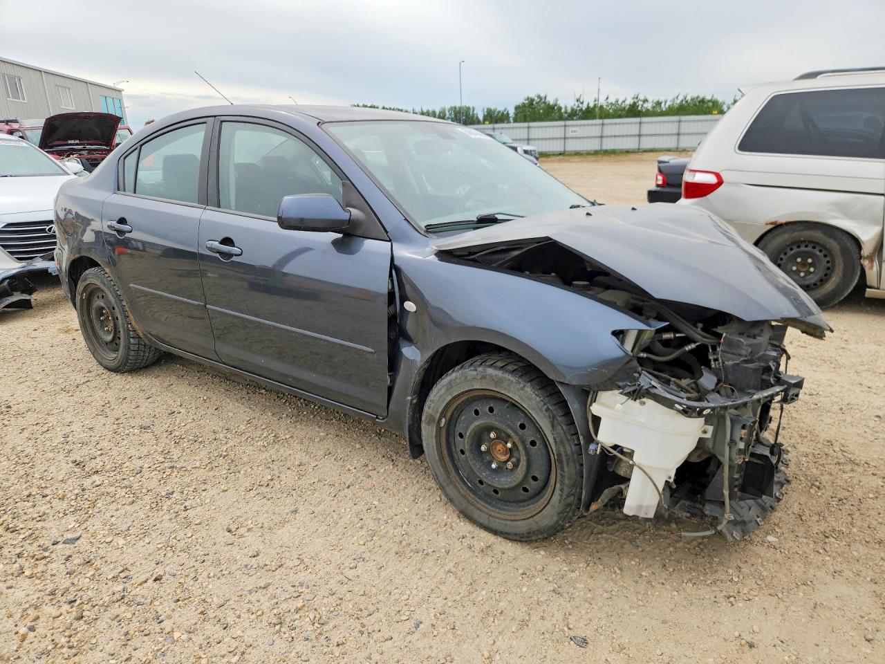 2008 Mazda 3 I Серый vin: JM1BK32F481172477