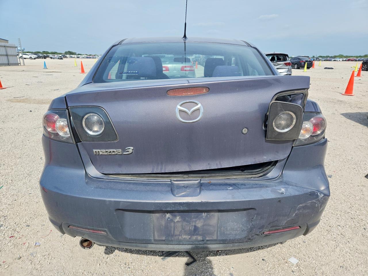 2008 Mazda 3 I Gray vin: JM1BK32F481781343