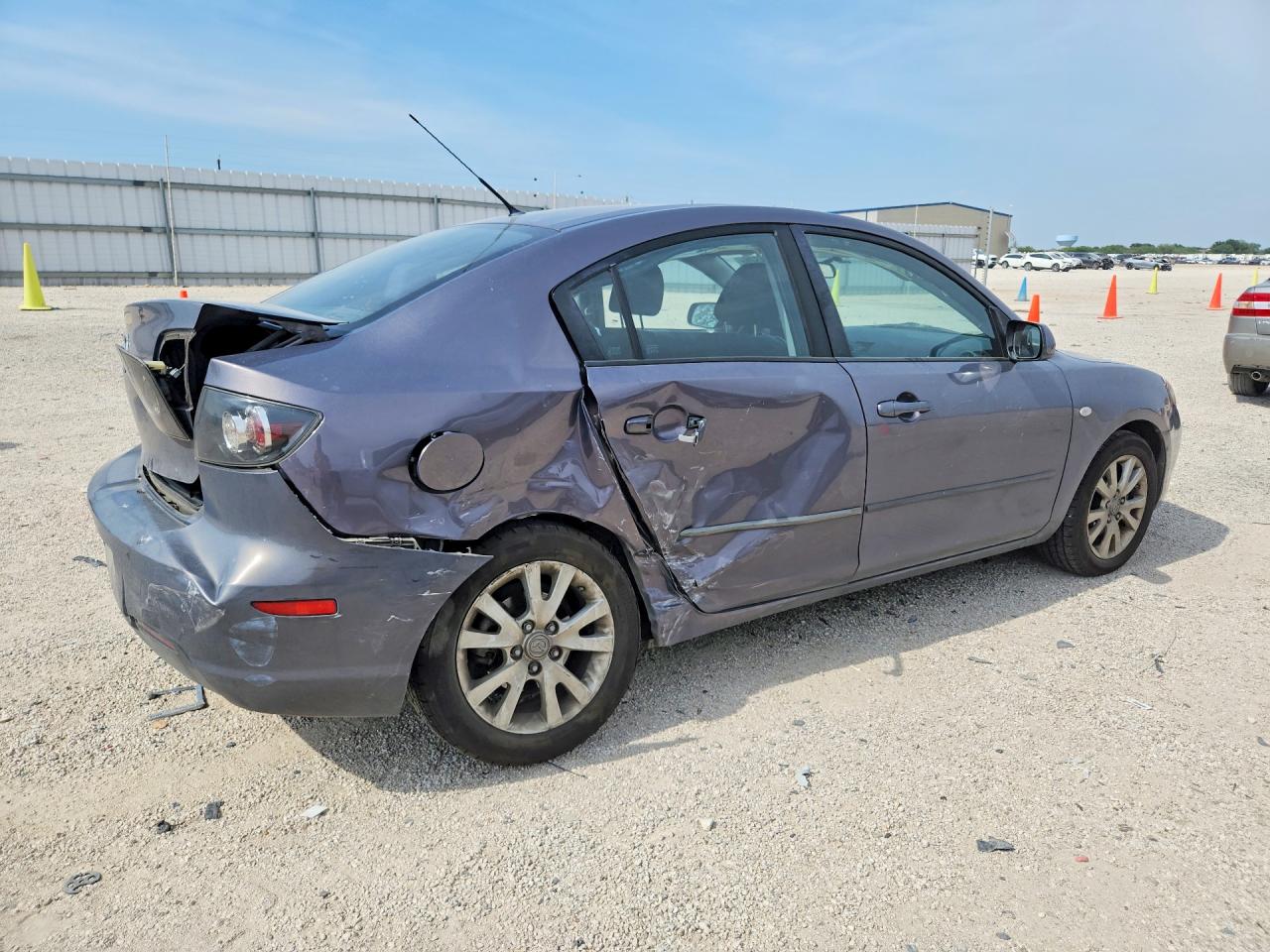 2008 Mazda 3 I Gray vin: JM1BK32F481781343