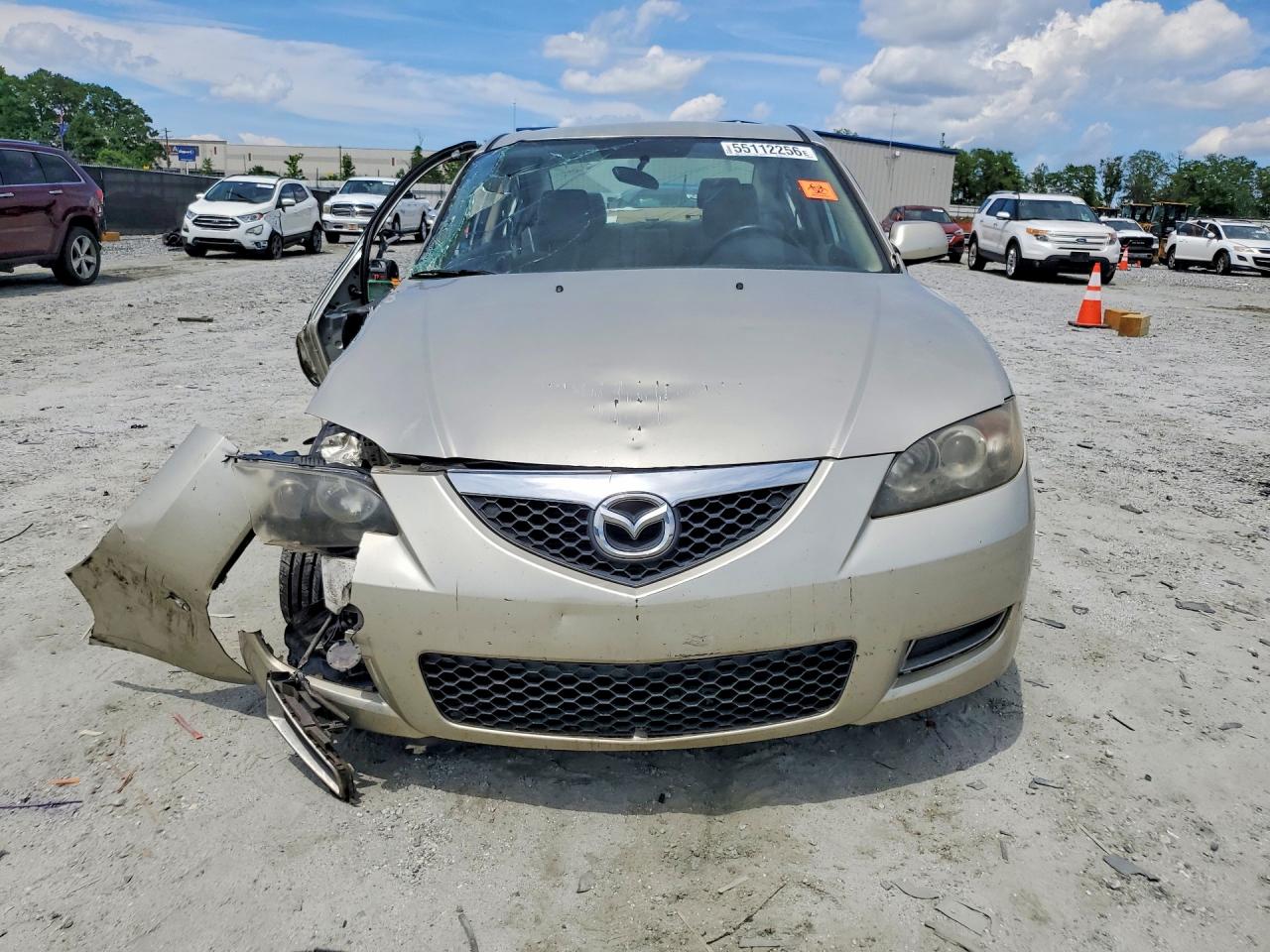 2008 Mazda 3 I Tan vin: JM1BK32F481864674