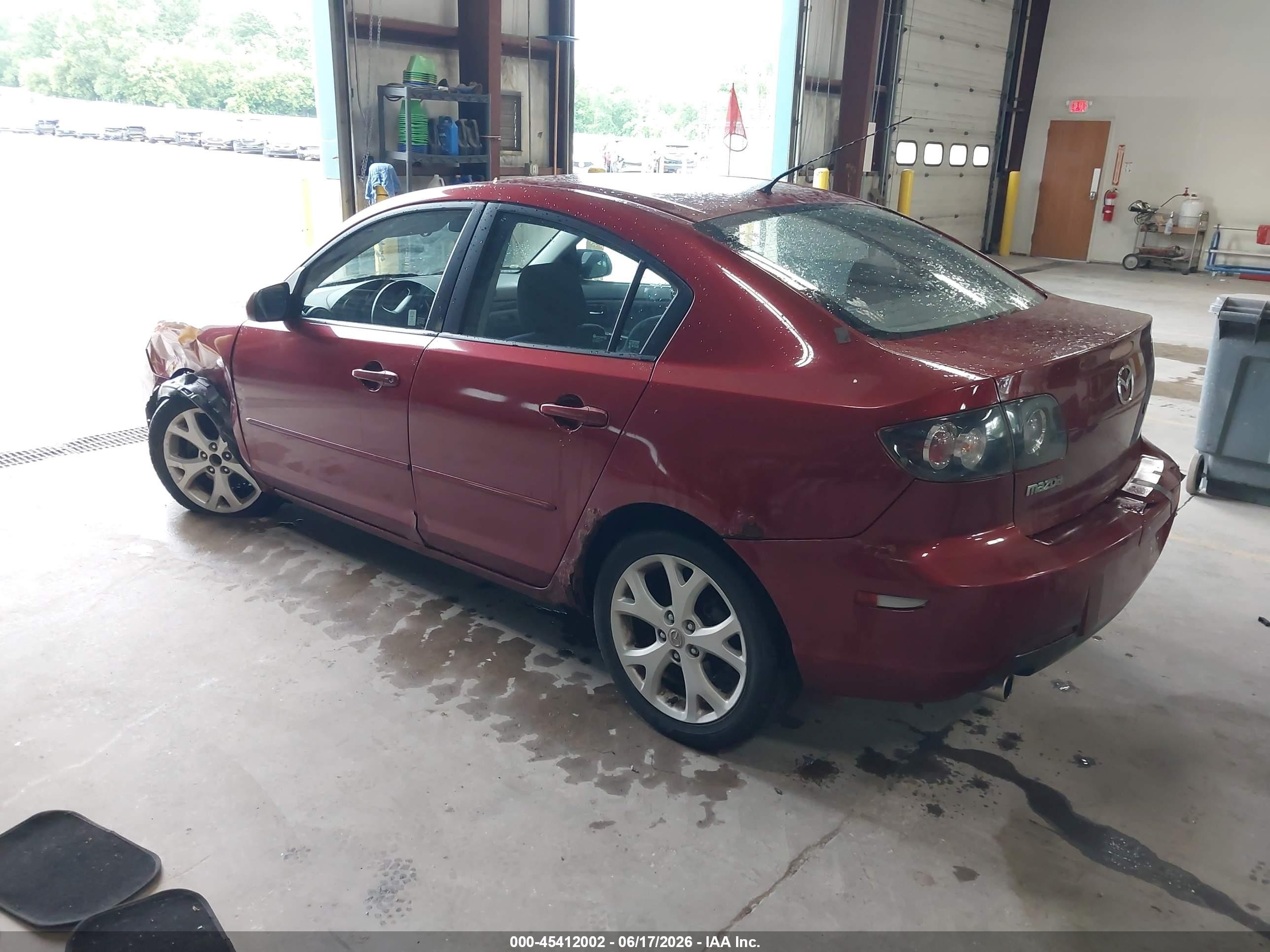 2009 Mazda Mazda3 I Red vin: JM1BK32F491216298