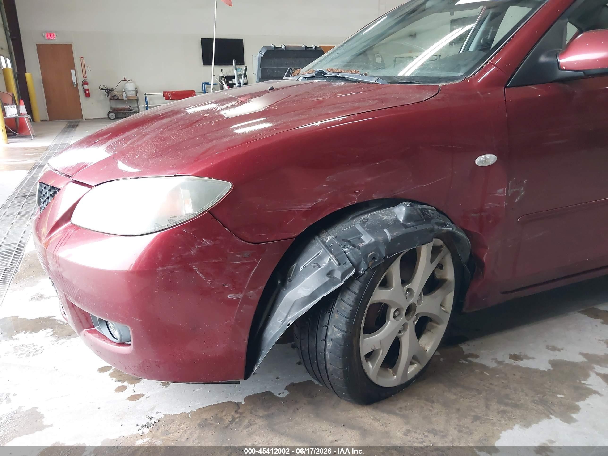 2009 Mazda Mazda3 I Red vin: JM1BK32F491216298