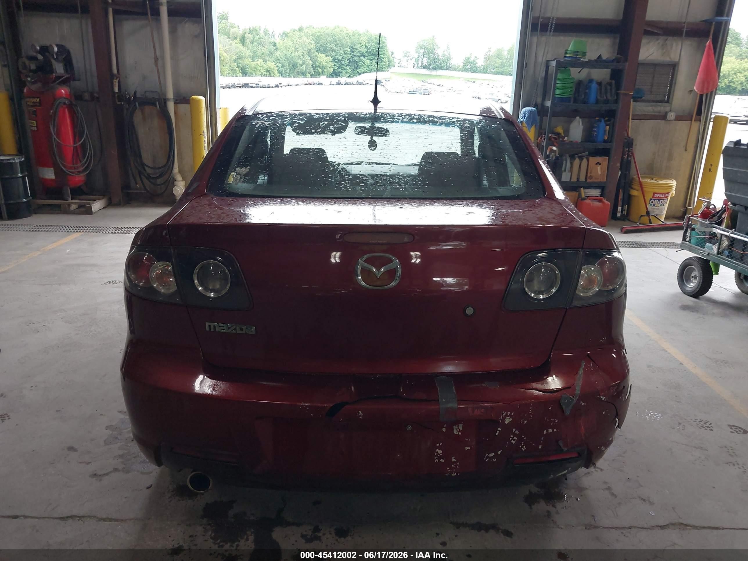 2009 Mazda Mazda3 I Red vin: JM1BK32F491216298