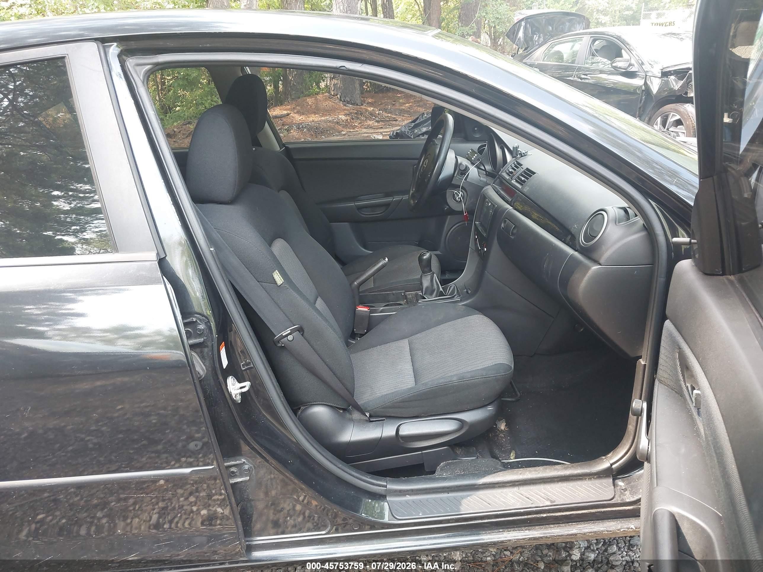 2009 Mazda Mazda3 I Sport Black vin: JM1BK32F491238785