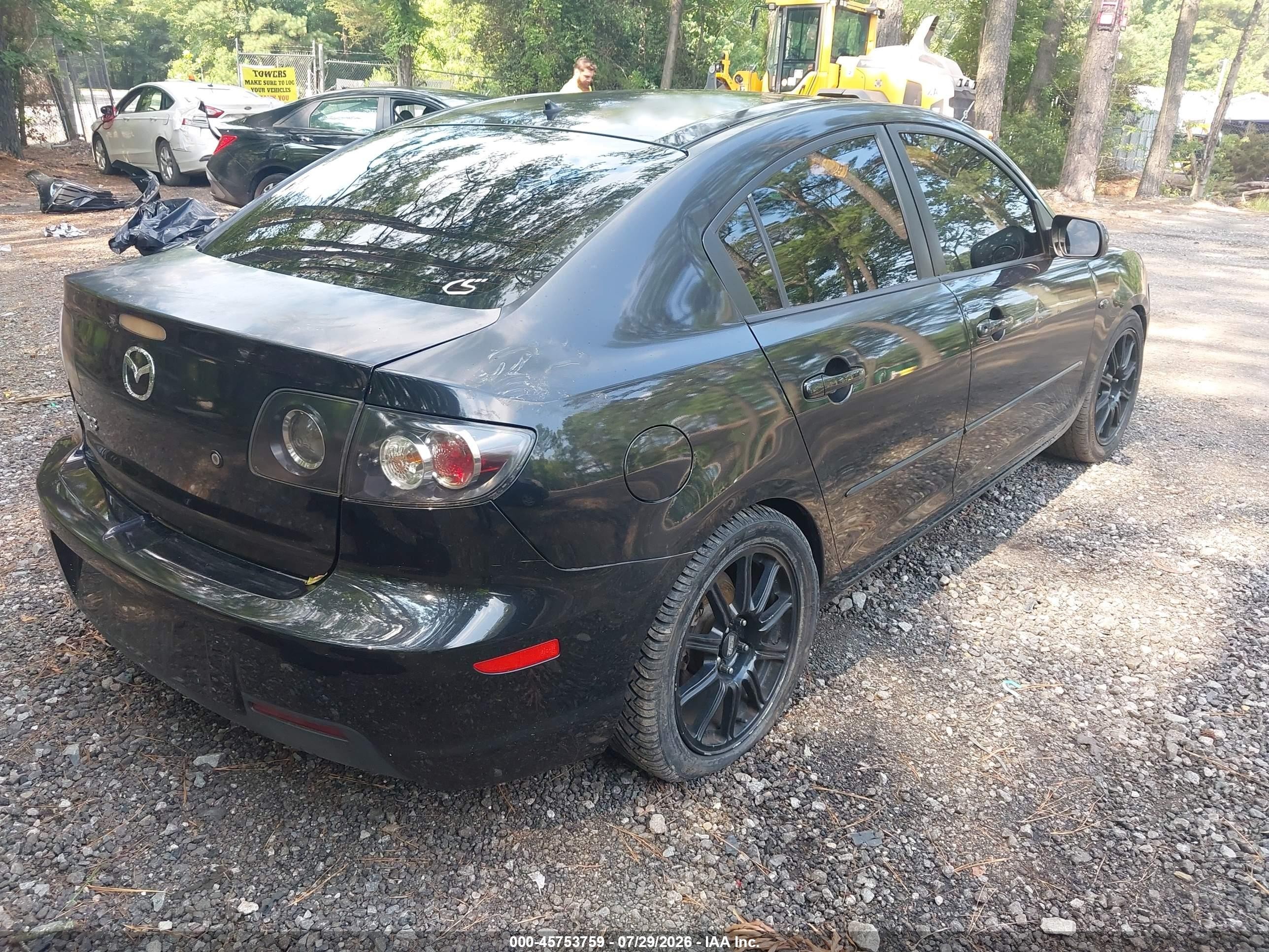 2009 Mazda Mazda3 I Sport Black vin: JM1BK32F491238785