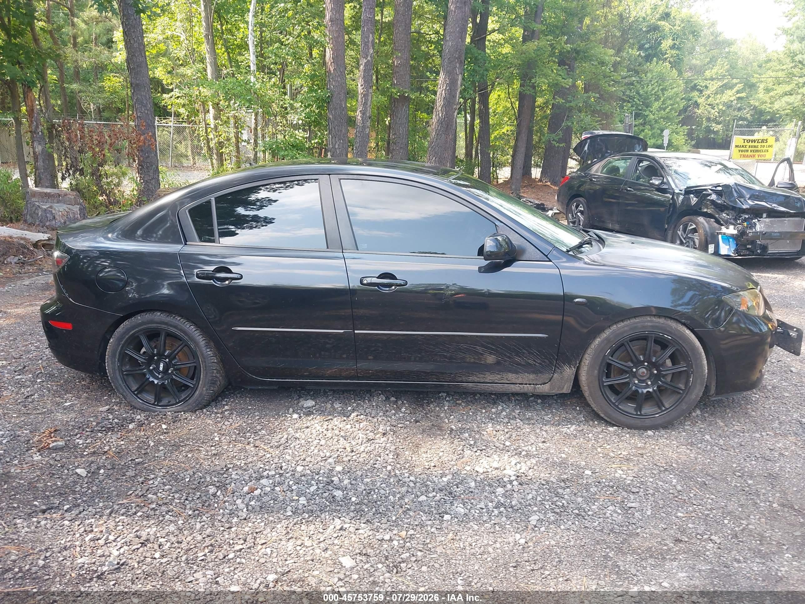 2009 Mazda Mazda3 I Sport Black vin: JM1BK32F491238785