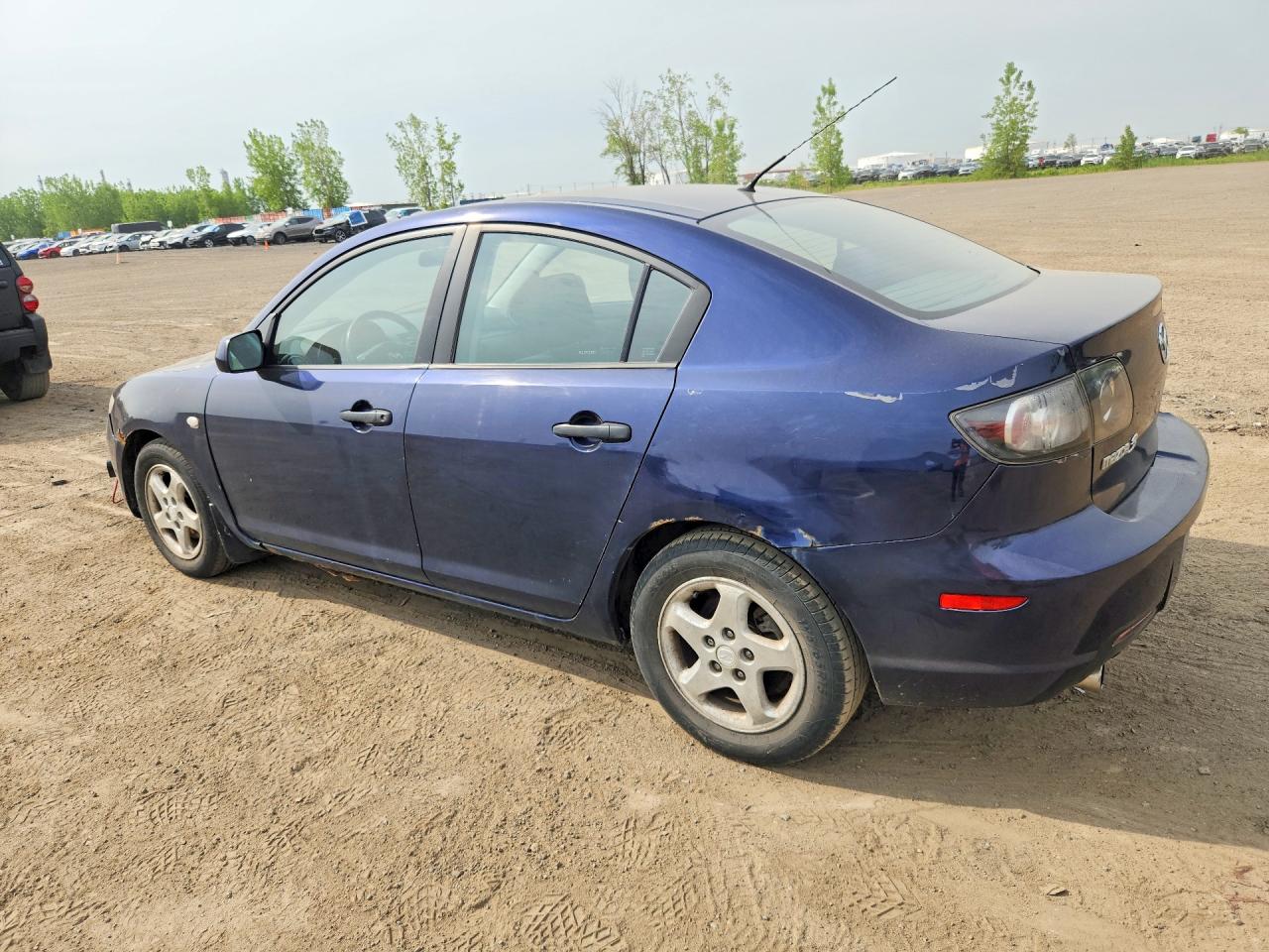 2009 Mazda 3 I Blue vin: JM1BK32F491253478