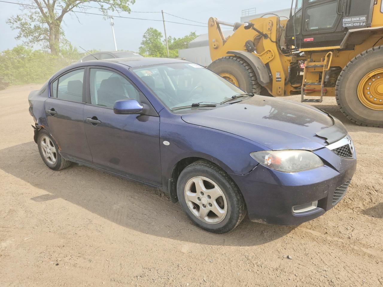 2009 Mazda 3 I Blue vin: JM1BK32F491253478
