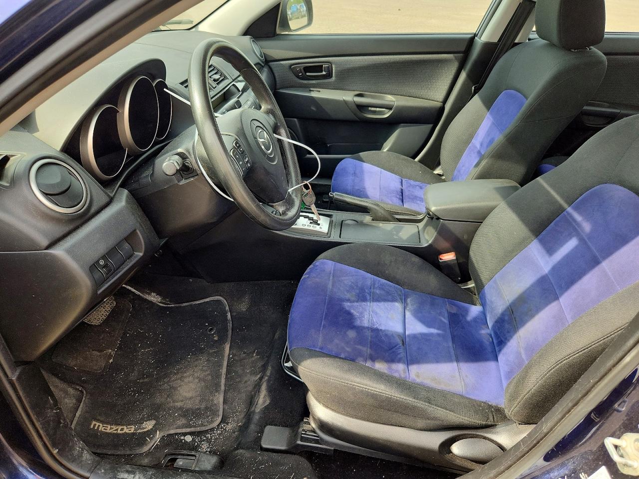 2009 Mazda 3 I Blue vin: JM1BK32F491253478