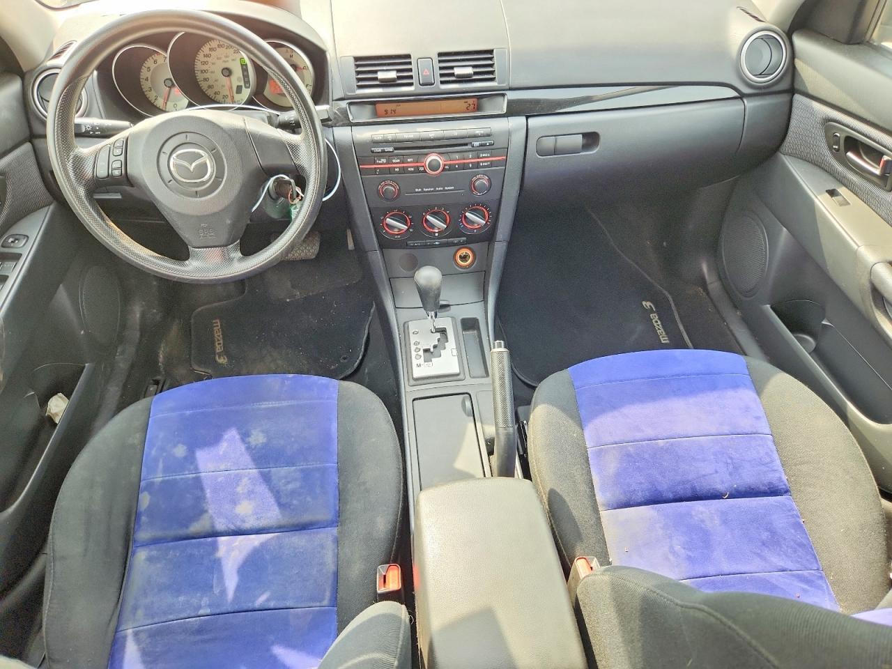 2009 Mazda 3 I Blue vin: JM1BK32F491253478