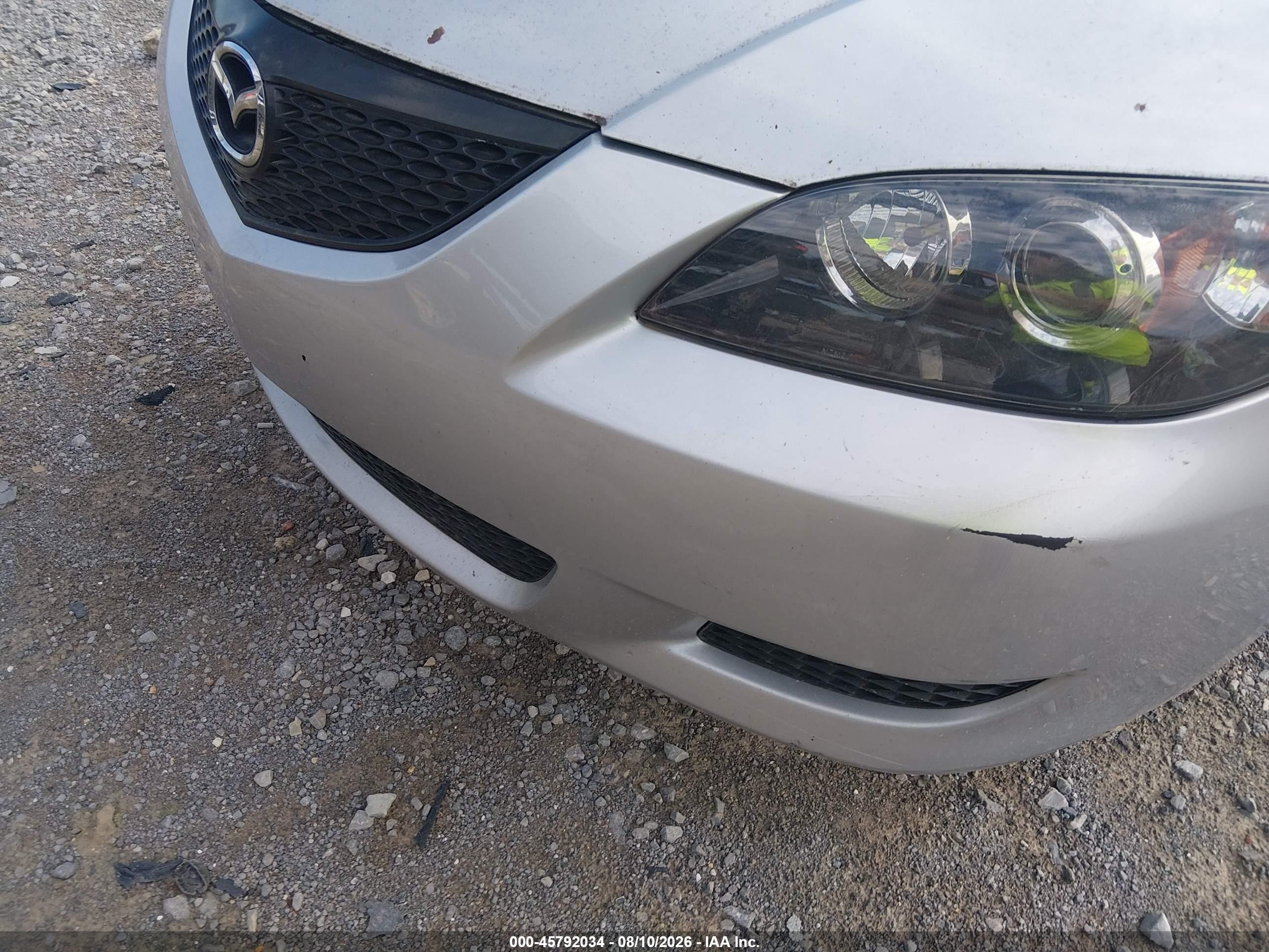 2006 Mazda Mazda3 I Touring Silver vin: JM1BK32F561490847