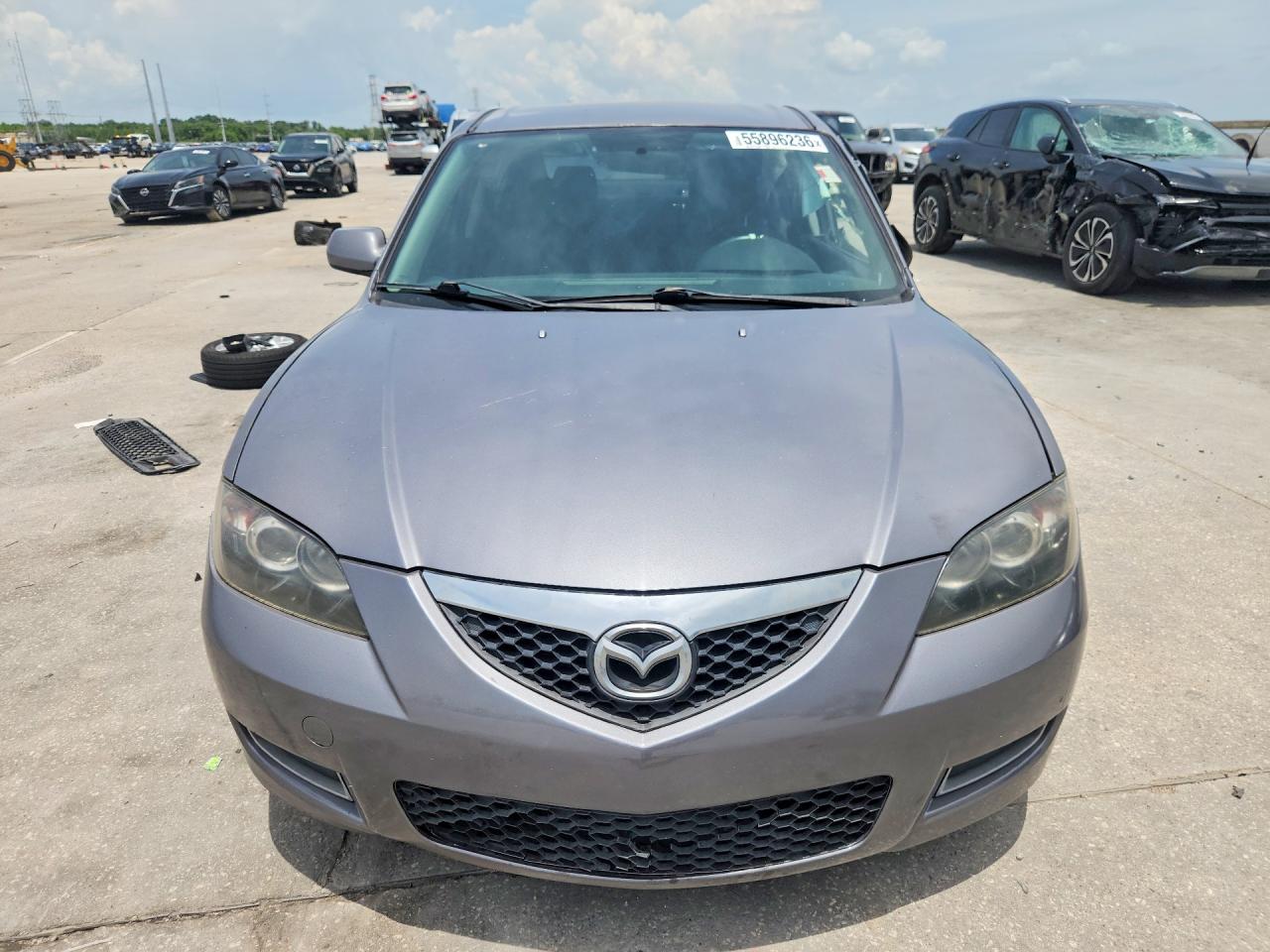 2007 Mazda 3 I Silver vin: JM1BK32F571677636