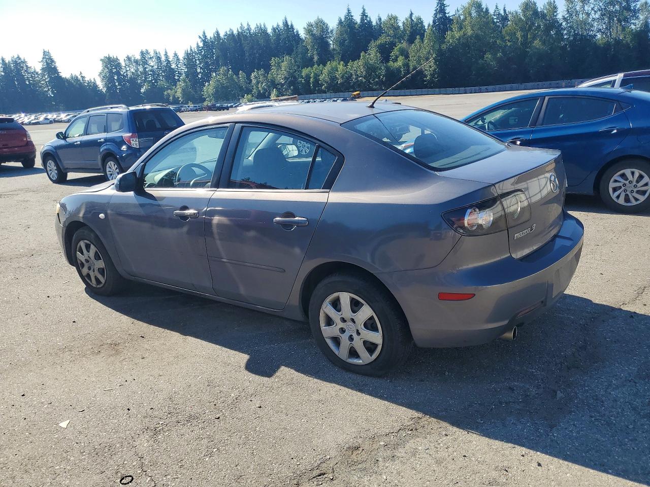 2008 Mazda 3 I Gray vin: JM1BK32F581128536