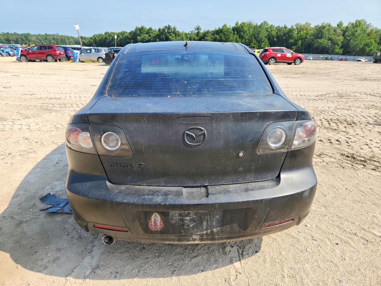 2008 Mazda 3 I Black vin: JM1BK32F581814091