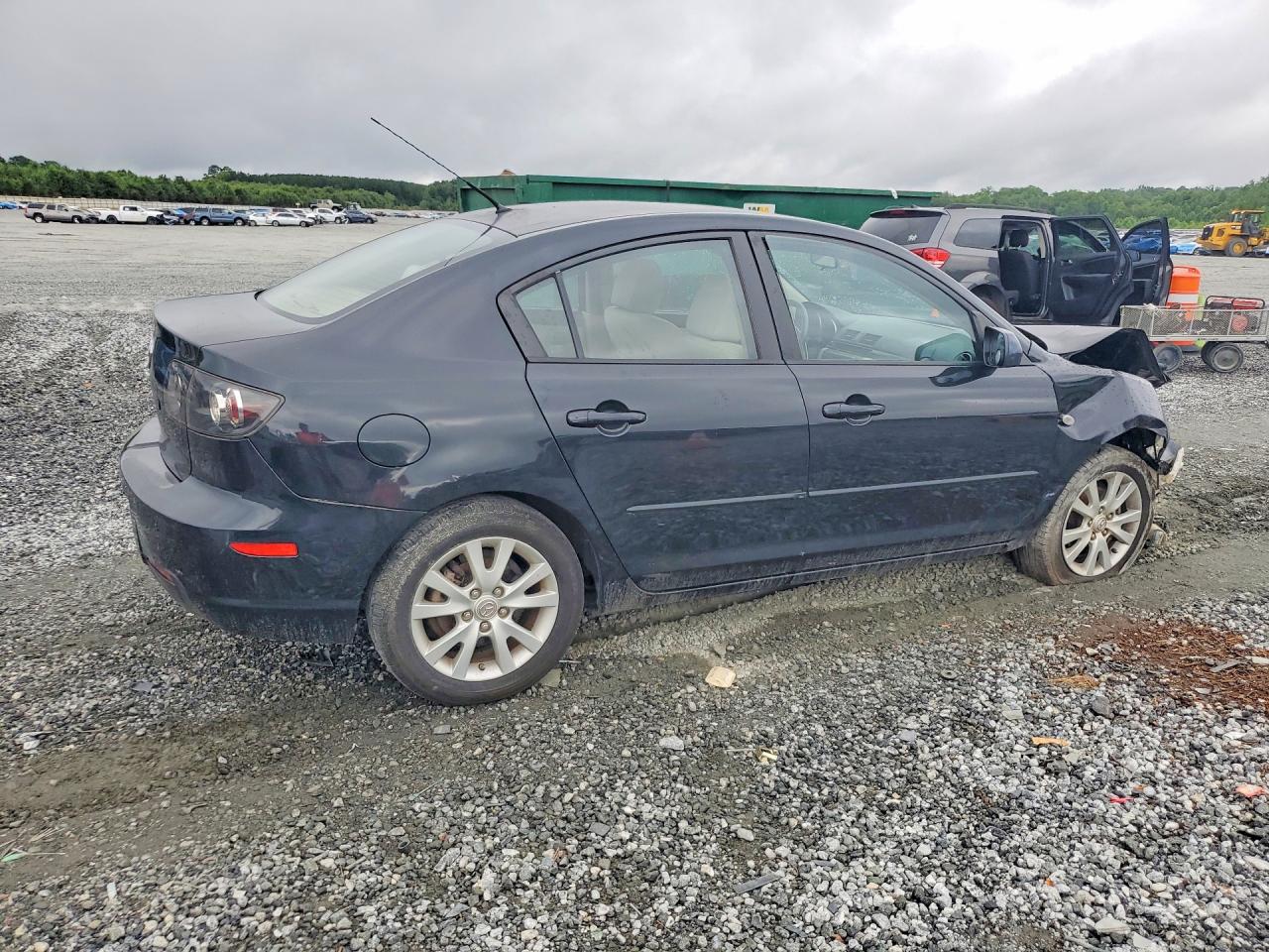 2008 Mazda 3 I Charcoal vin: JM1BK32F581848158