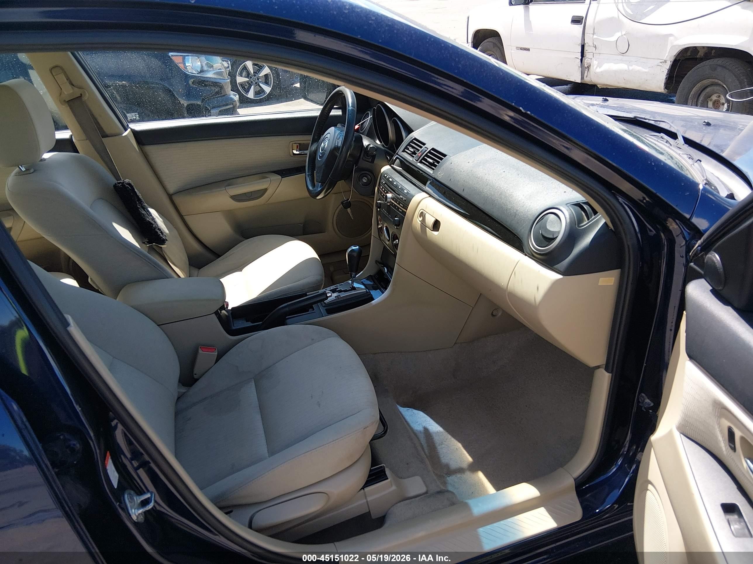 2009 Mazda Mazda3 I Blue vin: JM1BK32F591188446