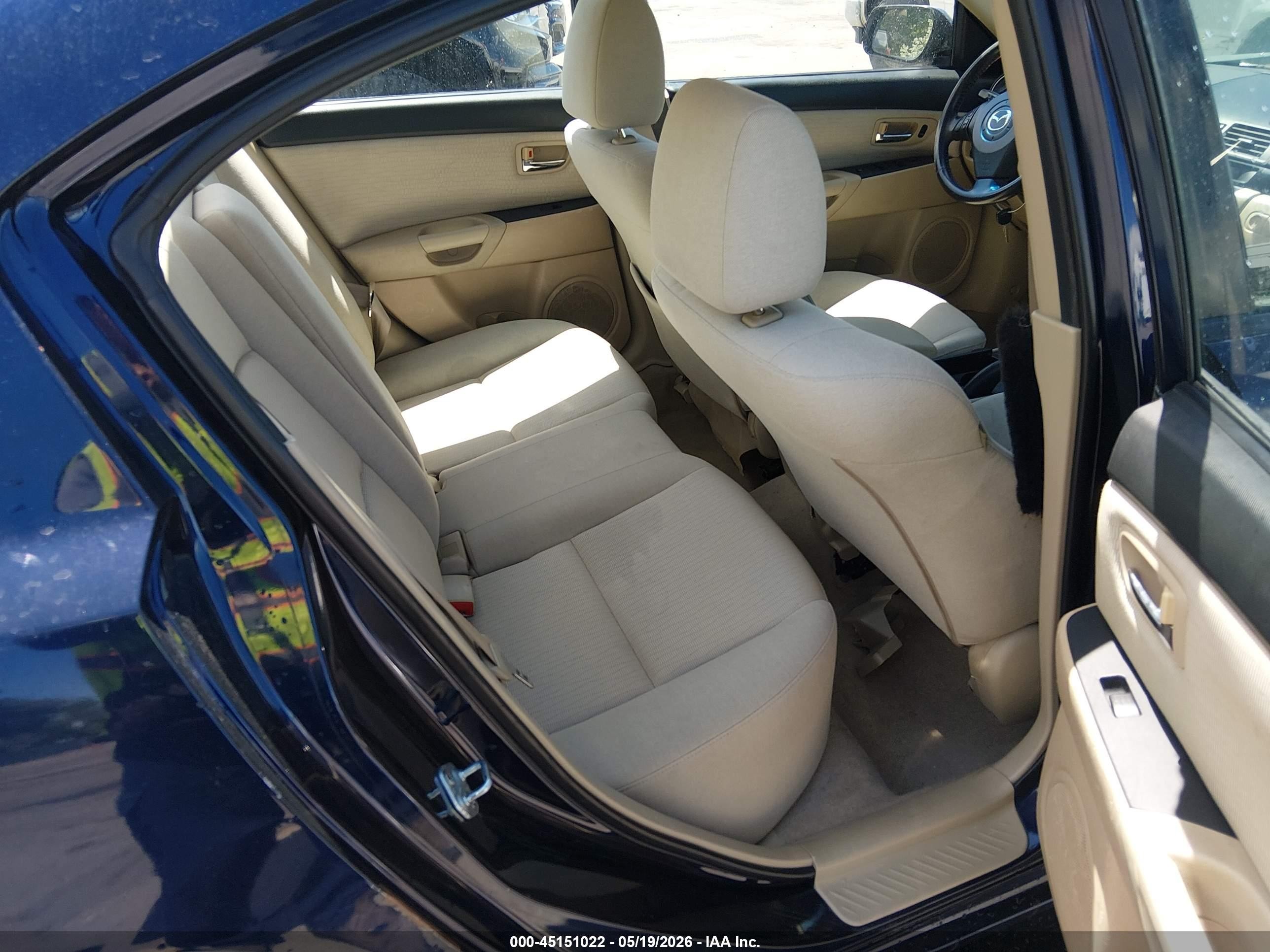 2009 Mazda Mazda3 I Blue vin: JM1BK32F591188446