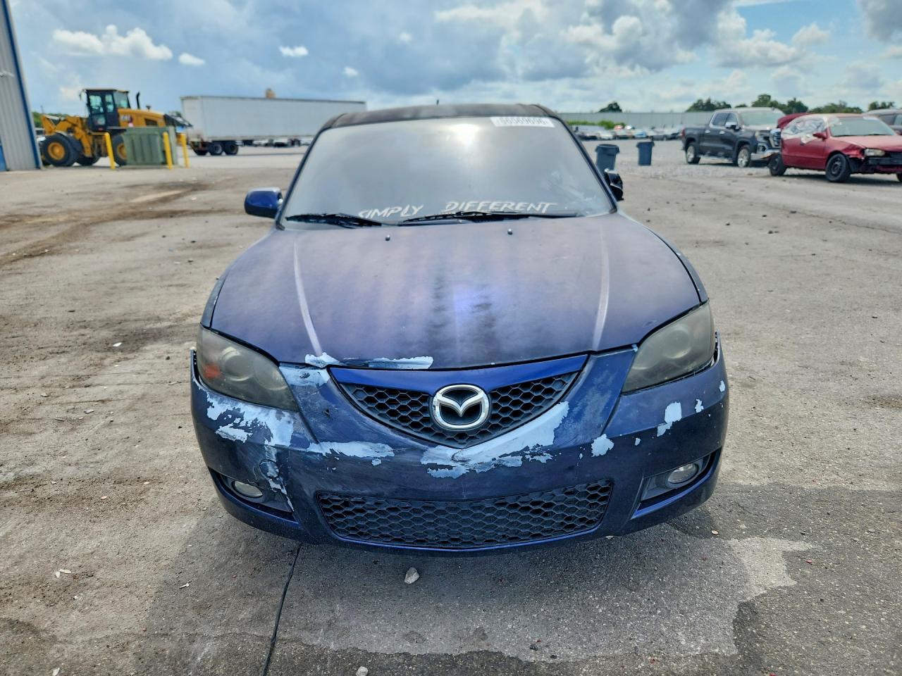 2009 Mazda 3 I Blue vin: JM1BK32F591191959