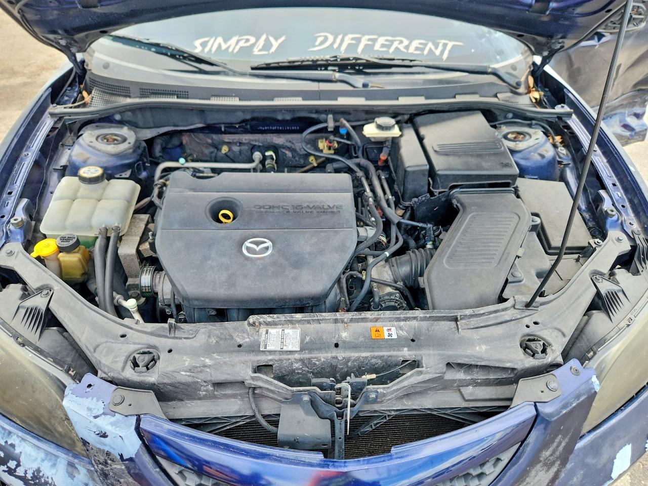 2009 Mazda 3 I Blue vin: JM1BK32F591191959
