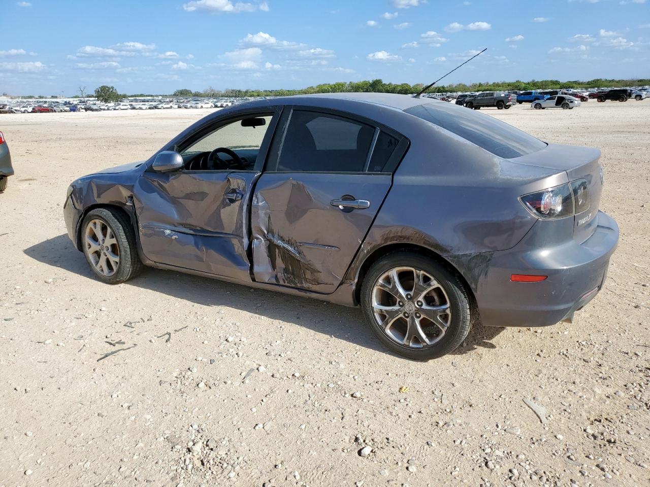2009 Mazda 3 I Gray vin: JM1BK32F591196000