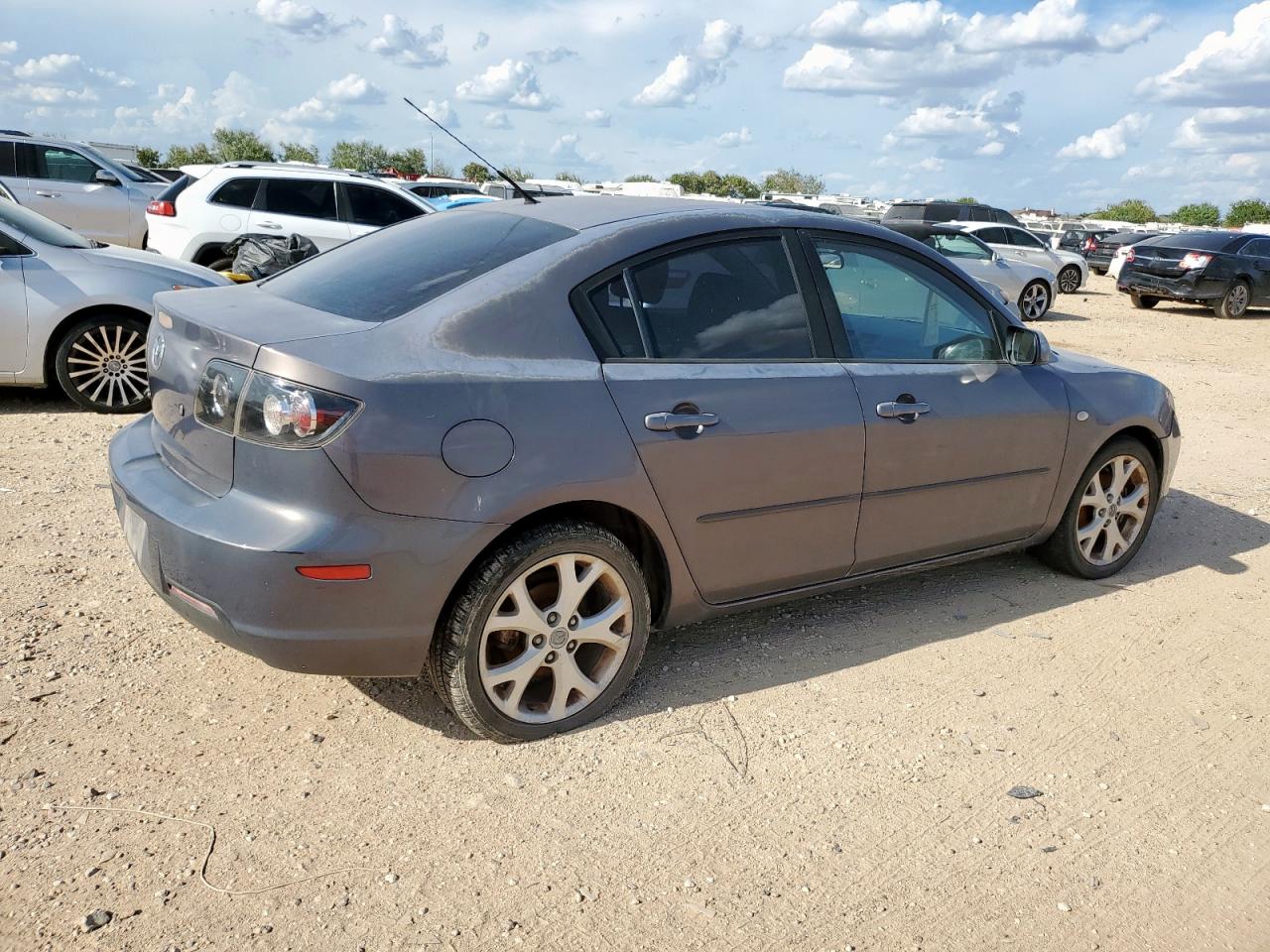 2009 Mazda 3 I Gray vin: JM1BK32F591196000