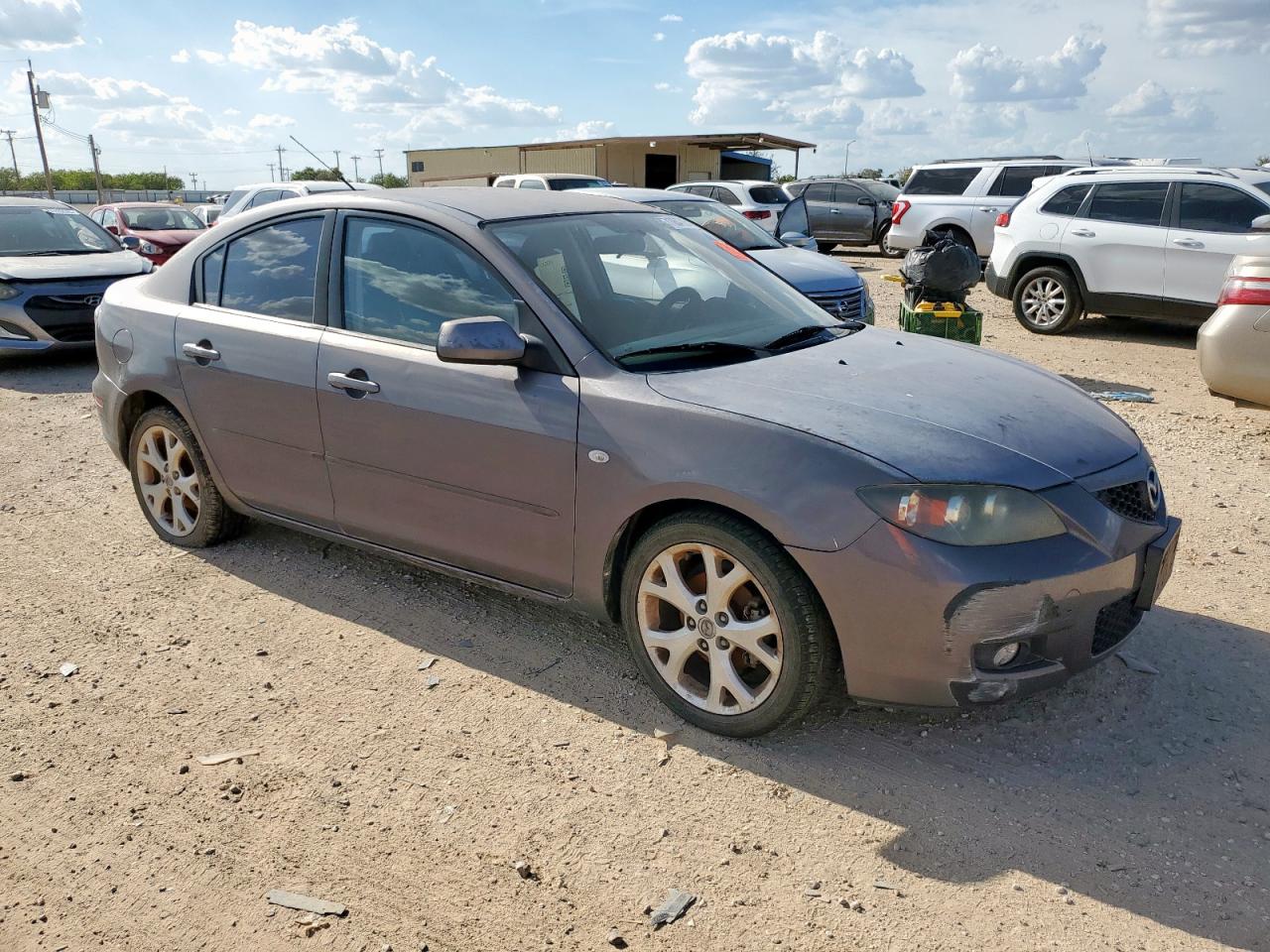 2009 Mazda 3 I Gray vin: JM1BK32F591196000
