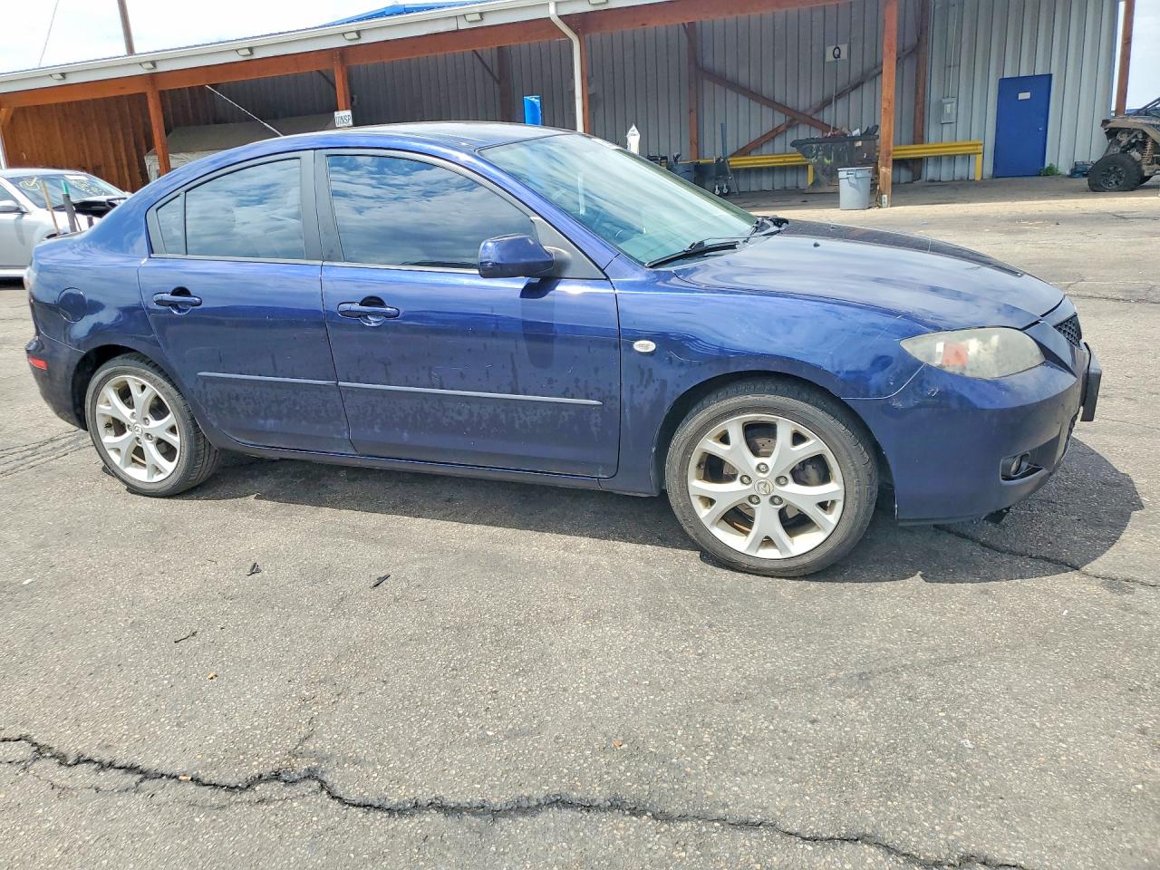 2009 Mazda 3 I Blue vin: JM1BK32F591210672
