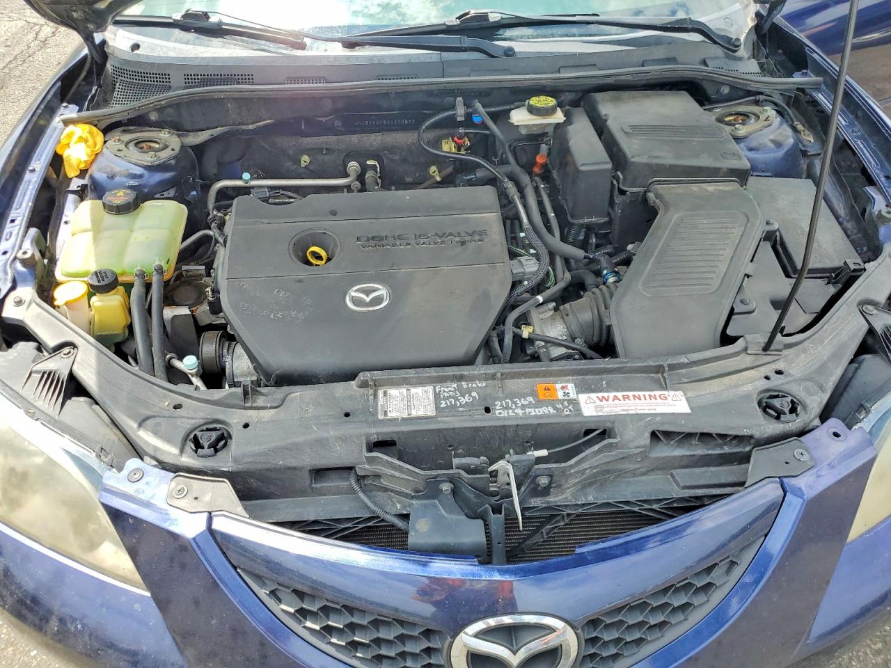 2009 Mazda 3 I Blue vin: JM1BK32F591210672