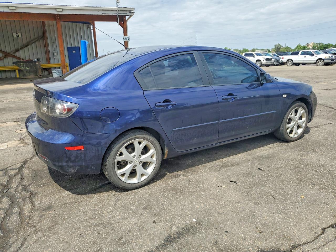 2009 Mazda 3 I Blue vin: JM1BK32F591210672