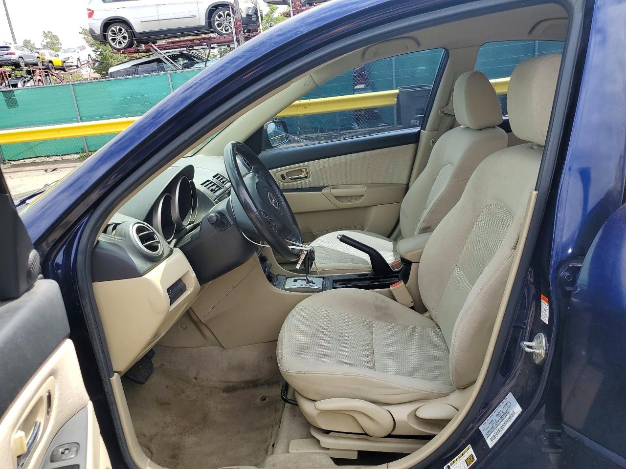 2009 Mazda 3 I Blue vin: JM1BK32F591210672