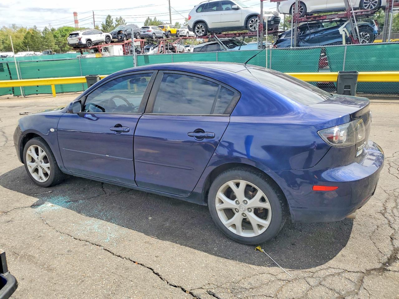 2009 Mazda 3 I Blue vin: JM1BK32F591210672