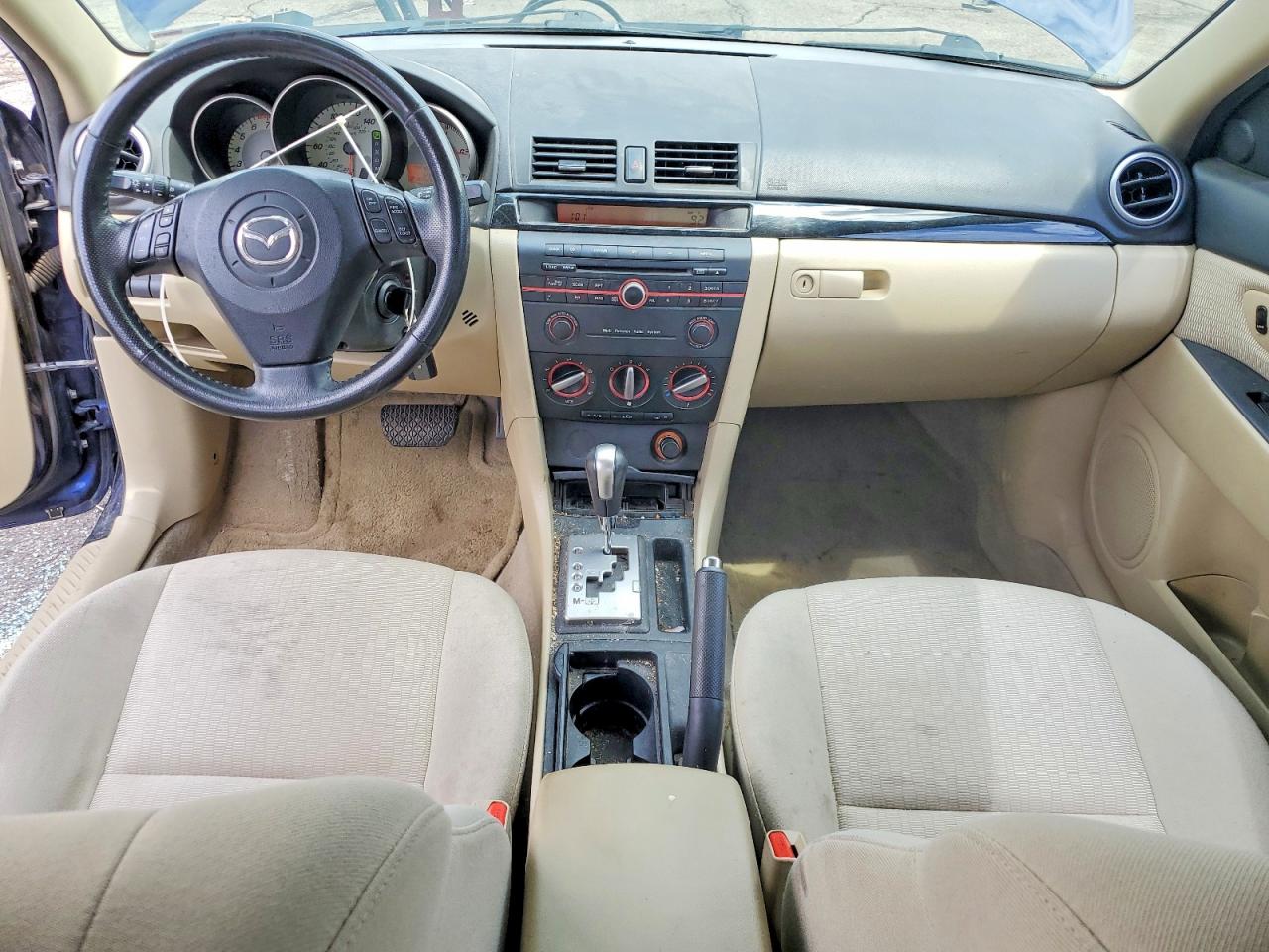 2009 Mazda 3 I Blue vin: JM1BK32F591210672