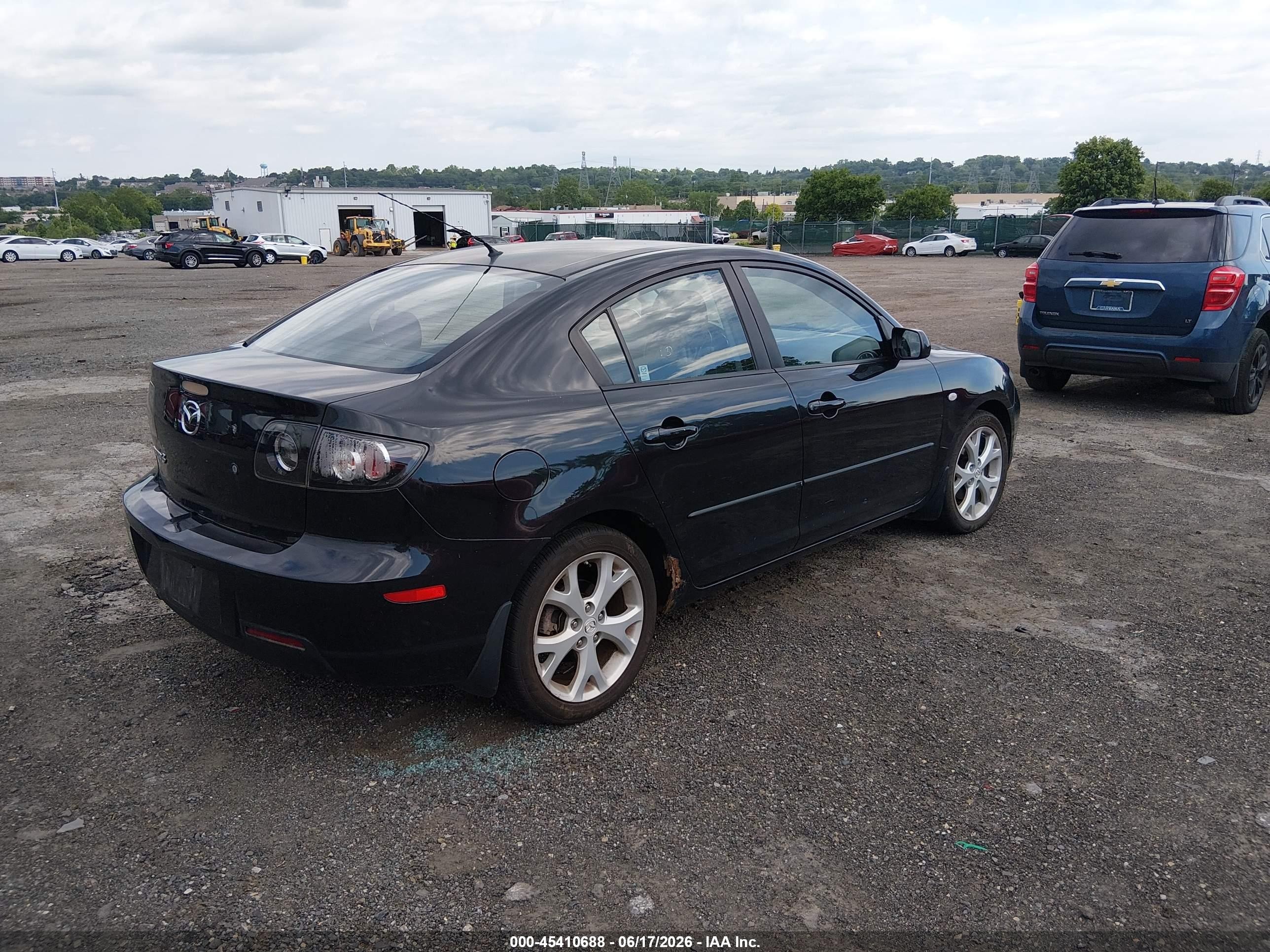 2009 Mazda Mazda3 I Black vin: JM1BK32F591225026
