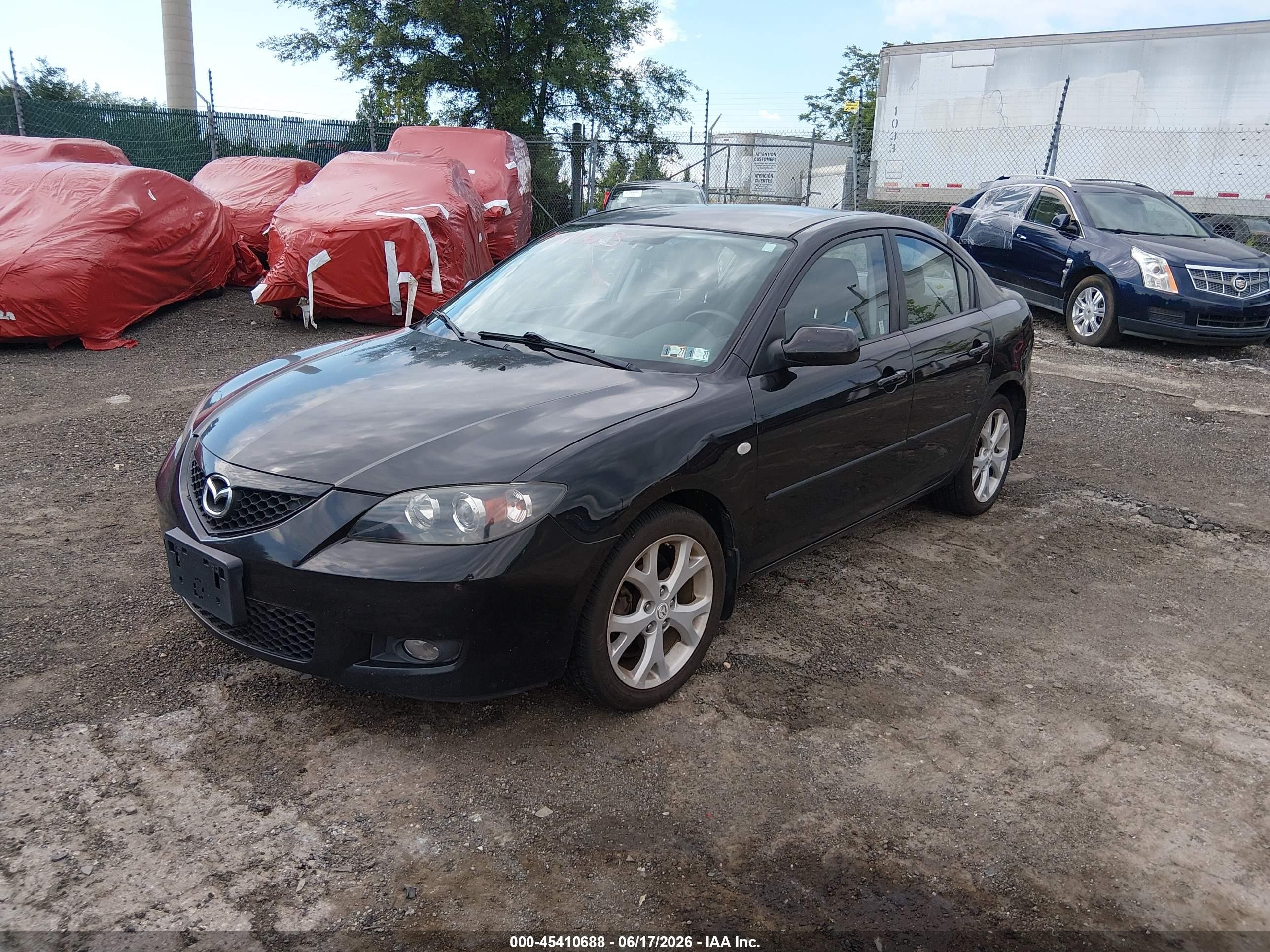 2009 Mazda Mazda3 I Black vin: JM1BK32F591225026