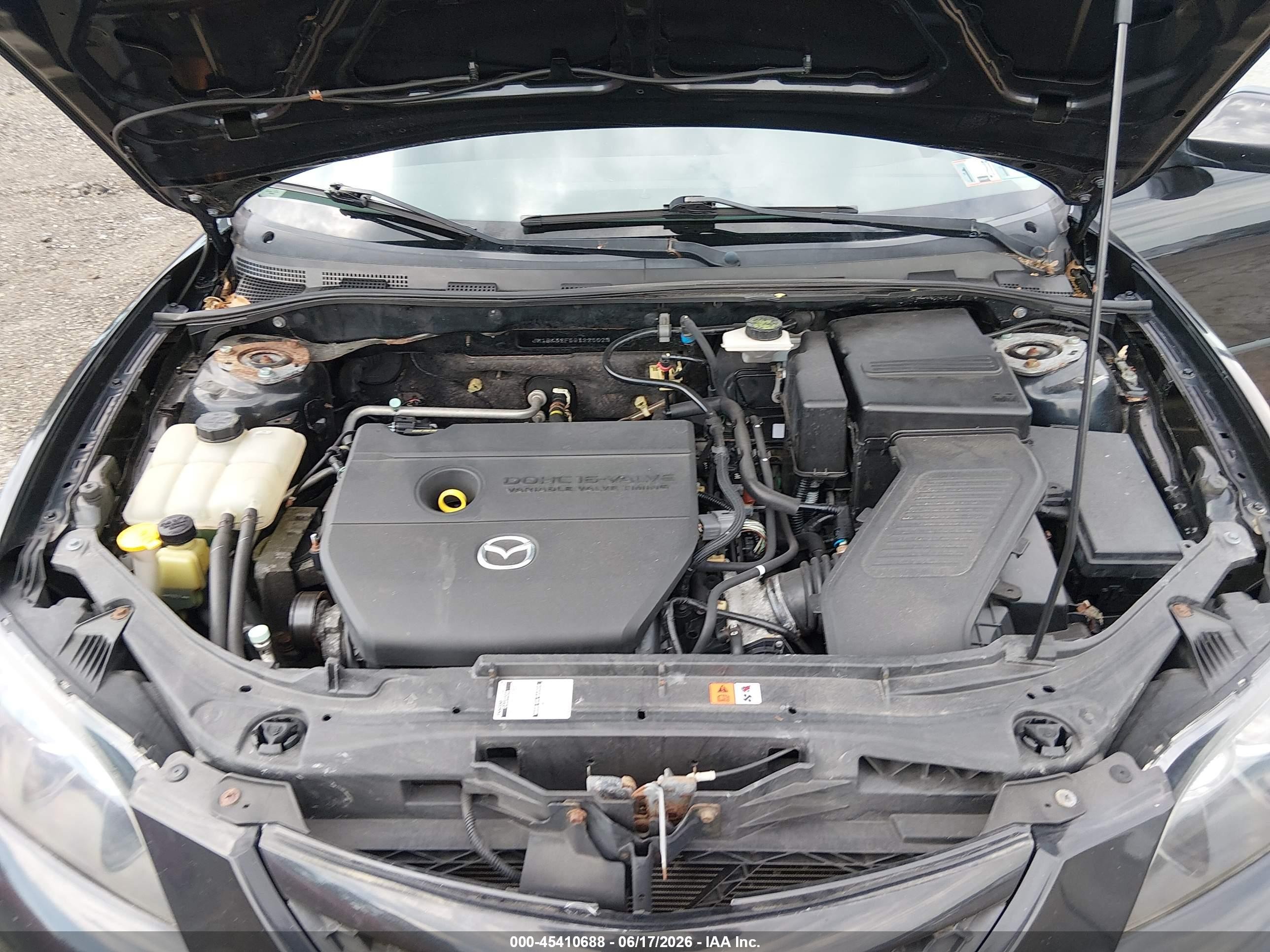 2009 Mazda Mazda3 I Black vin: JM1BK32F591225026