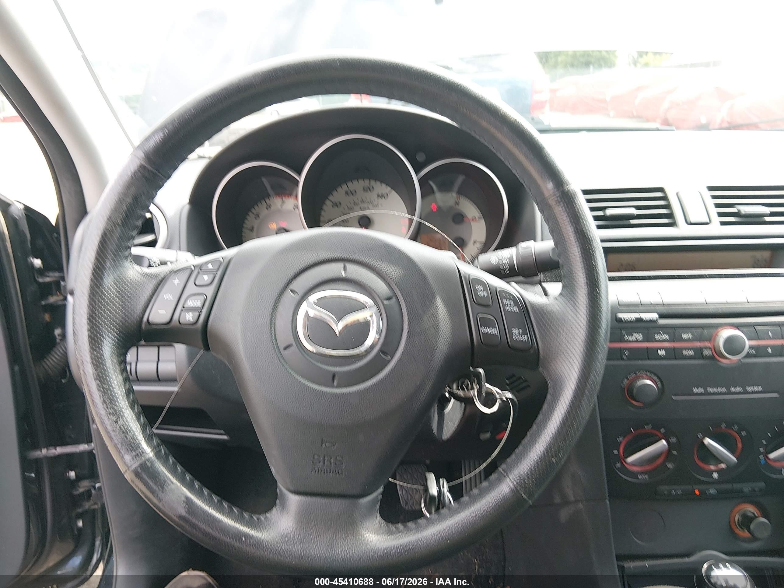 2009 Mazda Mazda3 I Black vin: JM1BK32F591225026