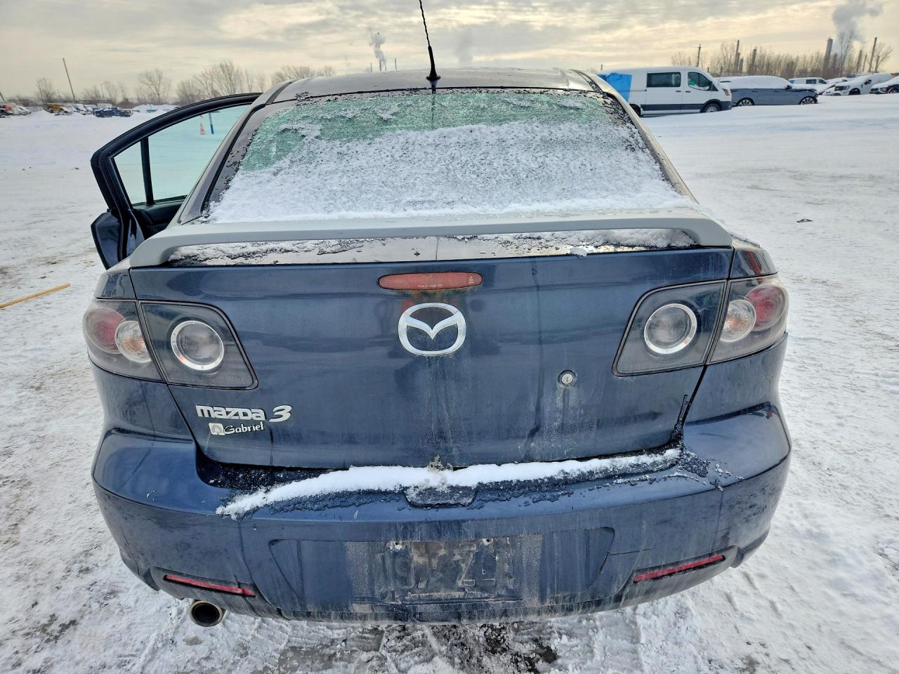2009 Mazda 3 I Gray vin: JM1BK32F591256356