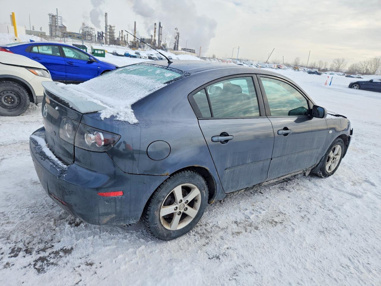 2009 Mazda 3 I Gray vin: JM1BK32F591256356