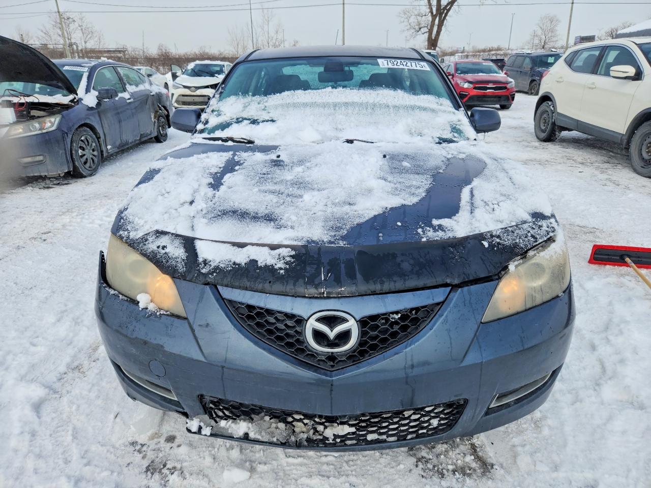 2009 Mazda 3 I Gray vin: JM1BK32F591256356