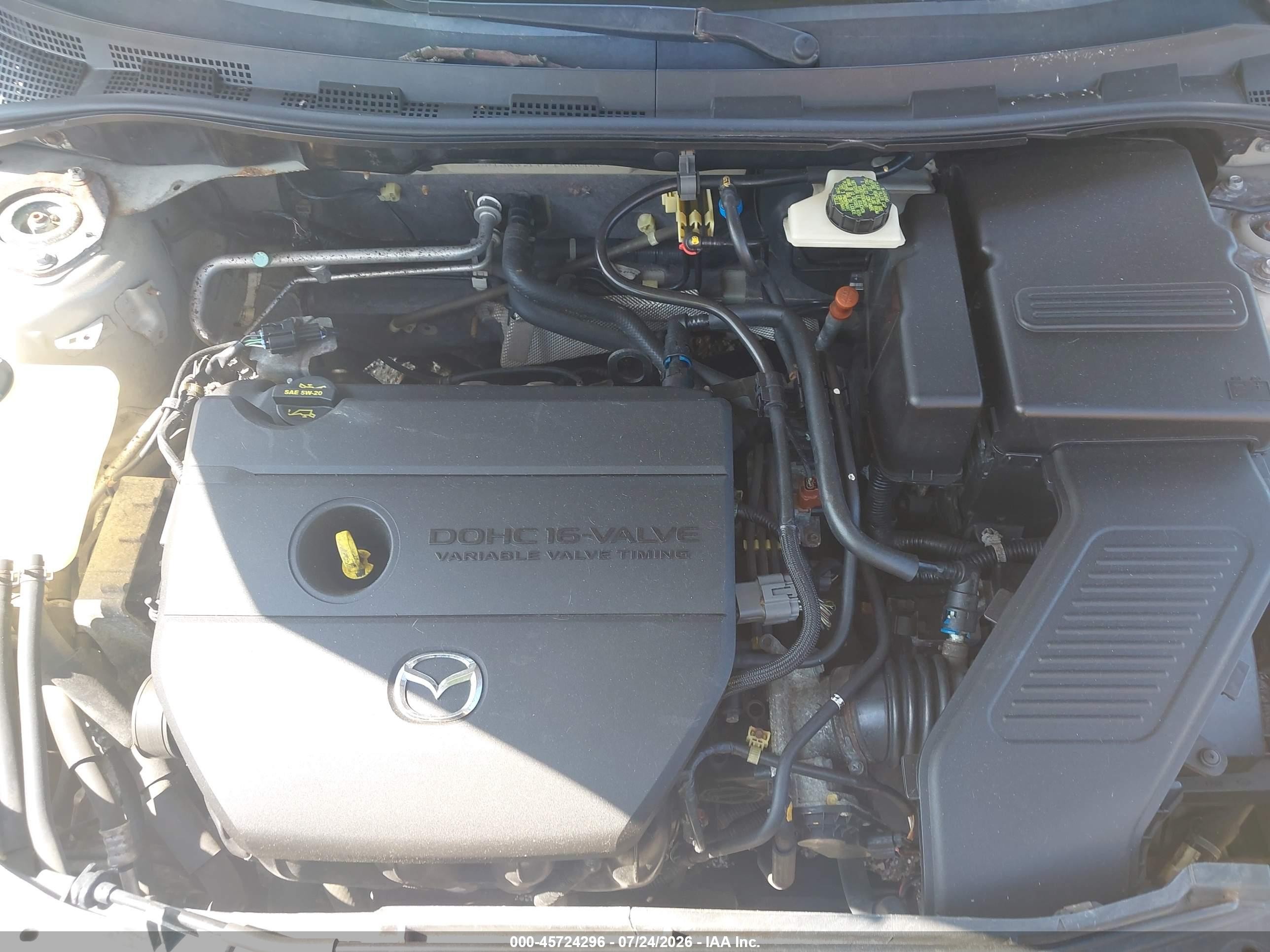 2007 Mazda Mazda3 I Silver vin: JM1BK32F671690430
