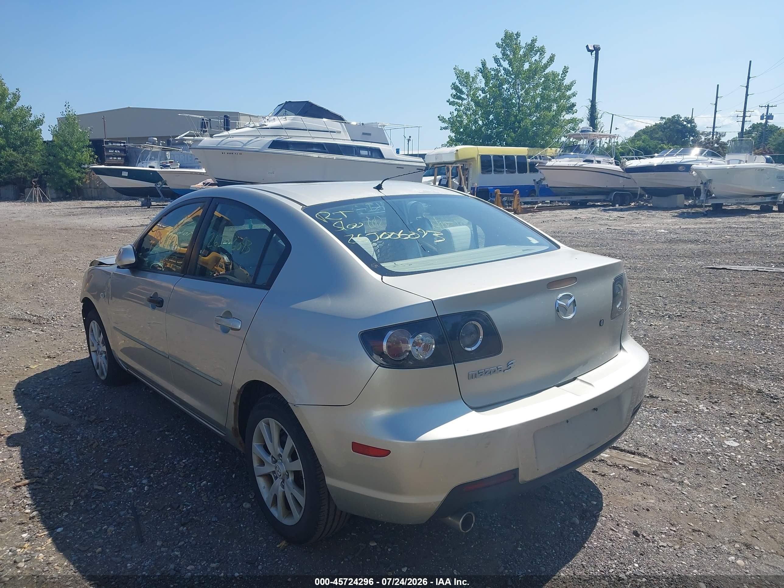 2007 Mazda Mazda3 I Silver vin: JM1BK32F671690430