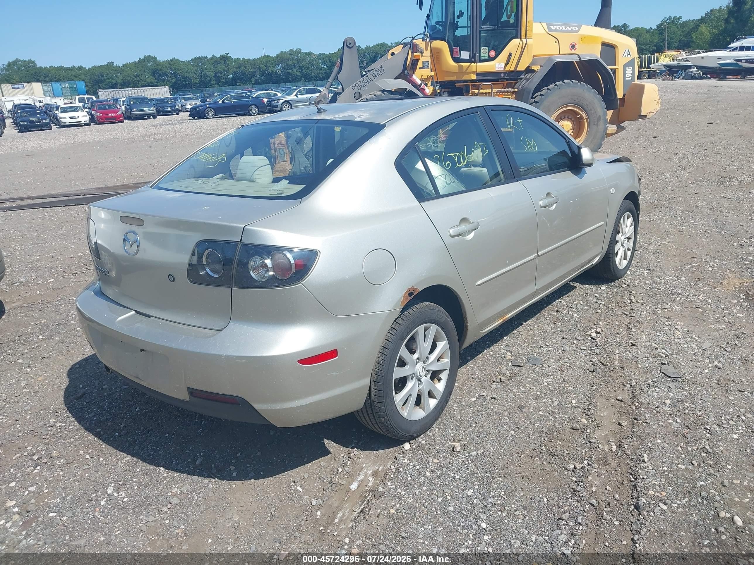 2007 Mazda Mazda3 I Silver vin: JM1BK32F671690430
