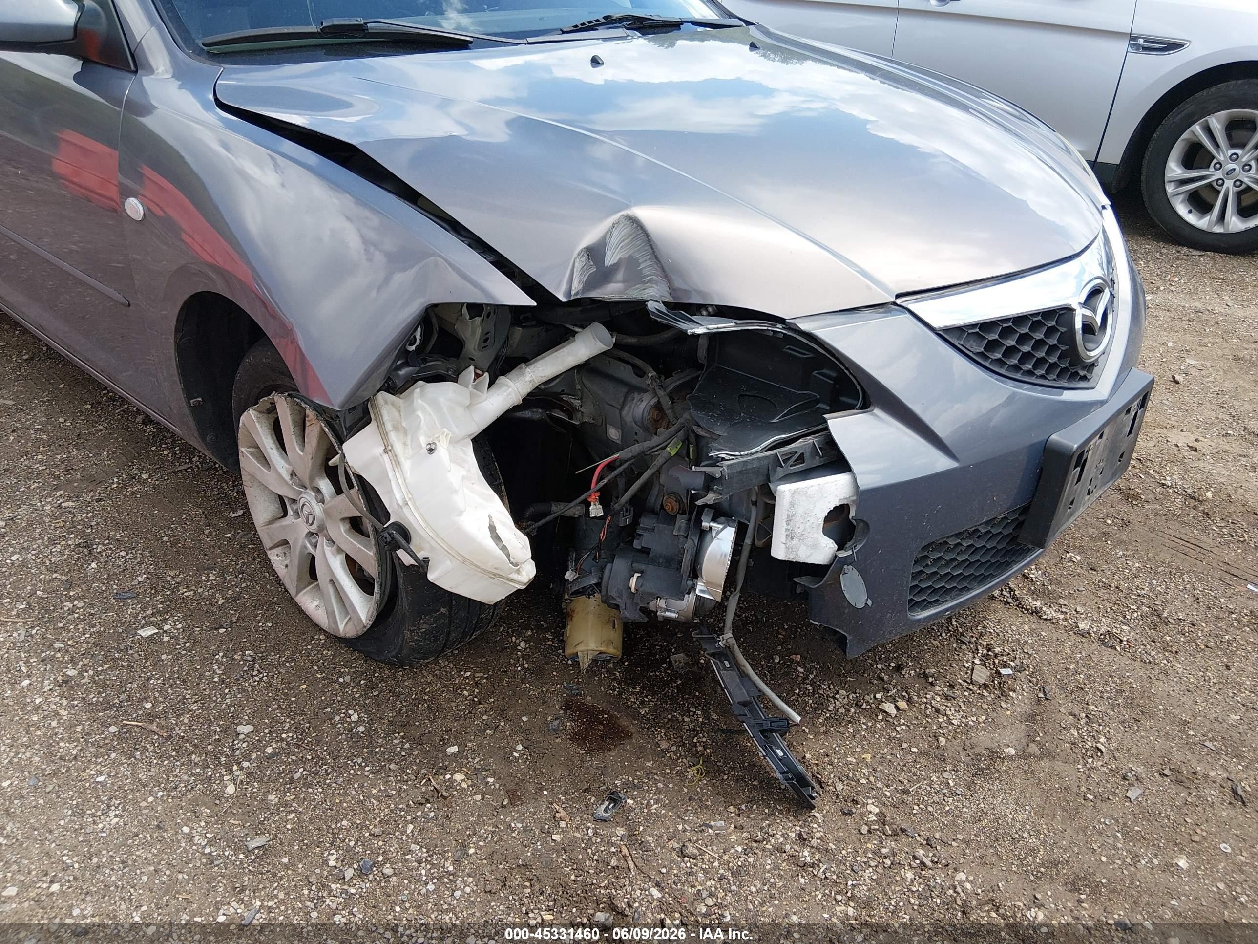 2007 Mazda Mazda3 I Gray vin: JM1BK32F671761657