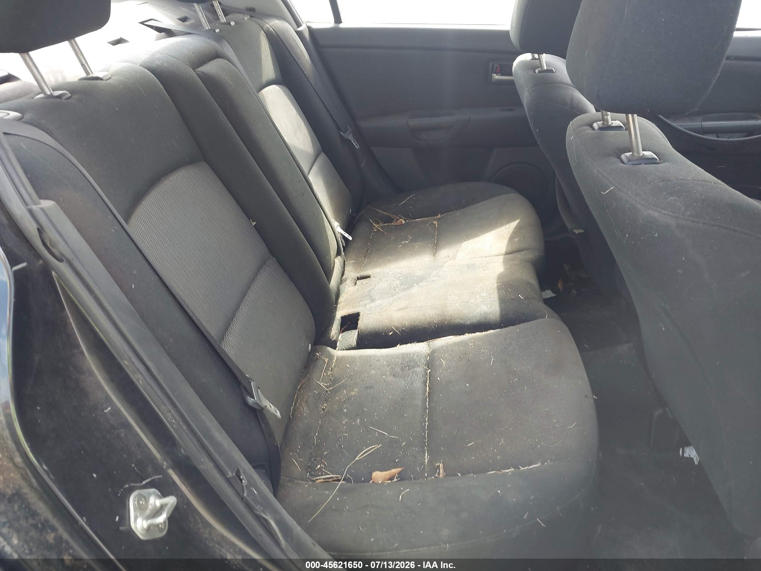 2007 Mazda Mazda3 I Черный vin: JM1BK32F671765031