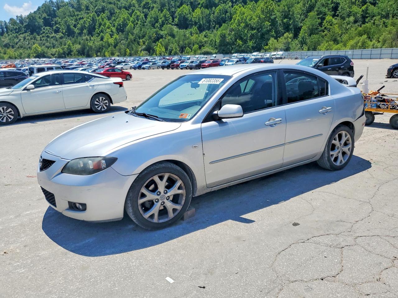 2008 Mazda 3 I Серебряный vin: JM1BK32F681176224