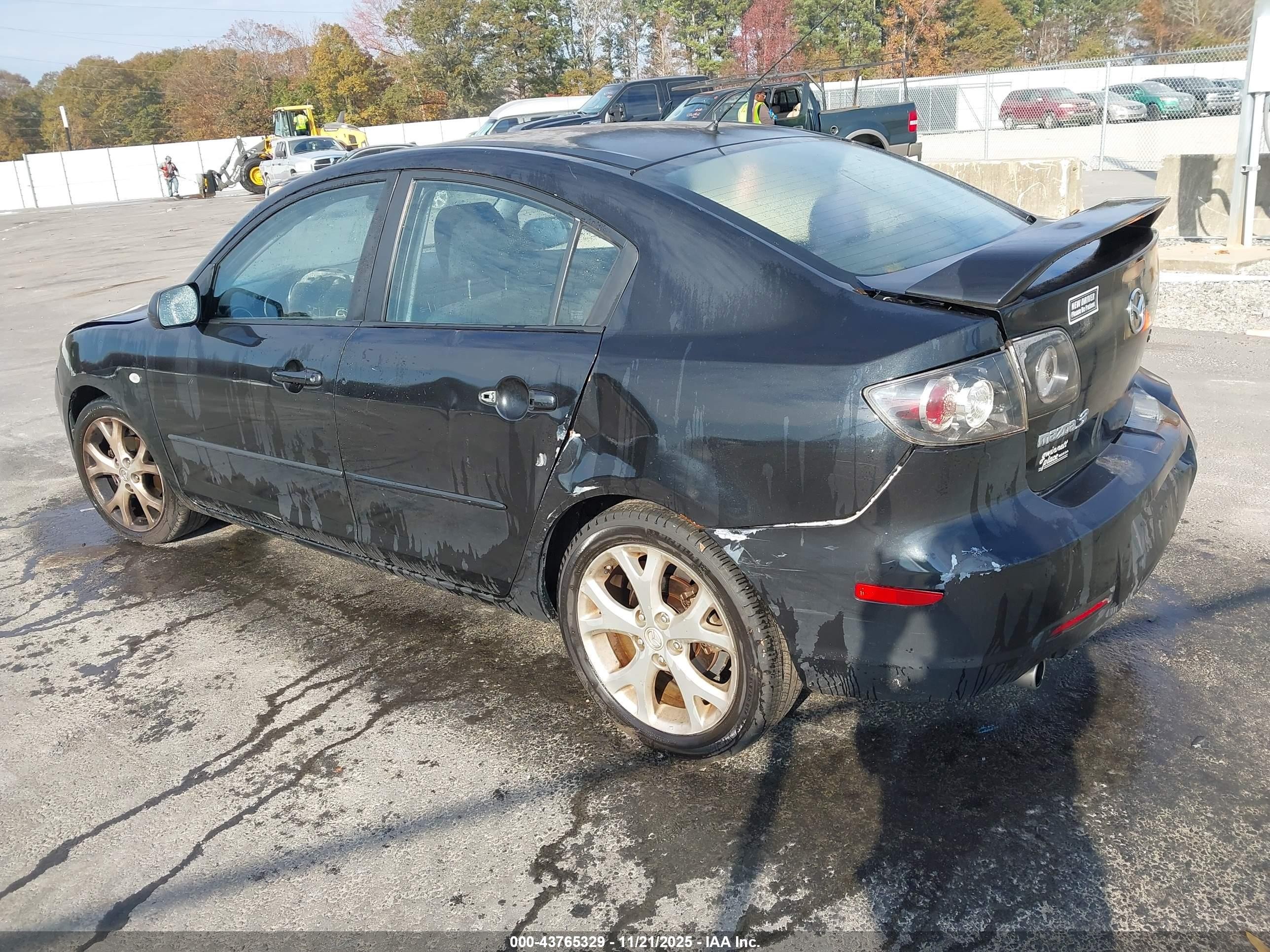 2009 Mazda Mazda3 I Black vin: JM1BK32F691194532