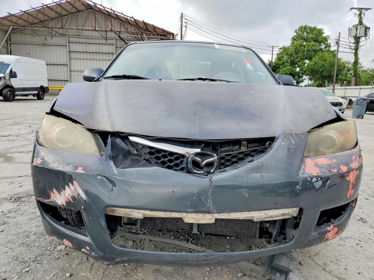 2009 Mazda 3 I Gray vin: JM1BK32F691200278